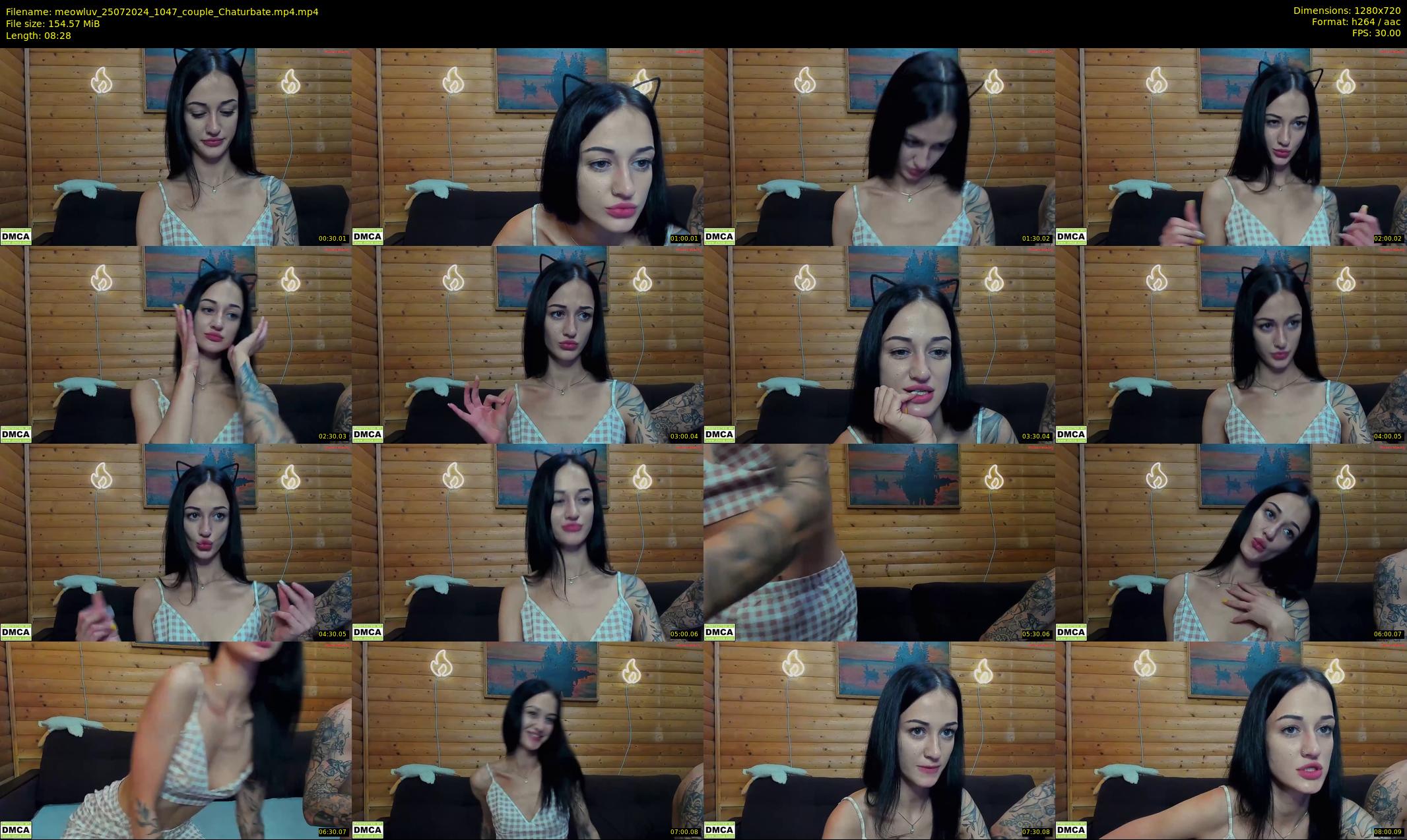 meowluv — 9 minute Chaturbate couple cam show recording, 720p, Jul 25, 2024