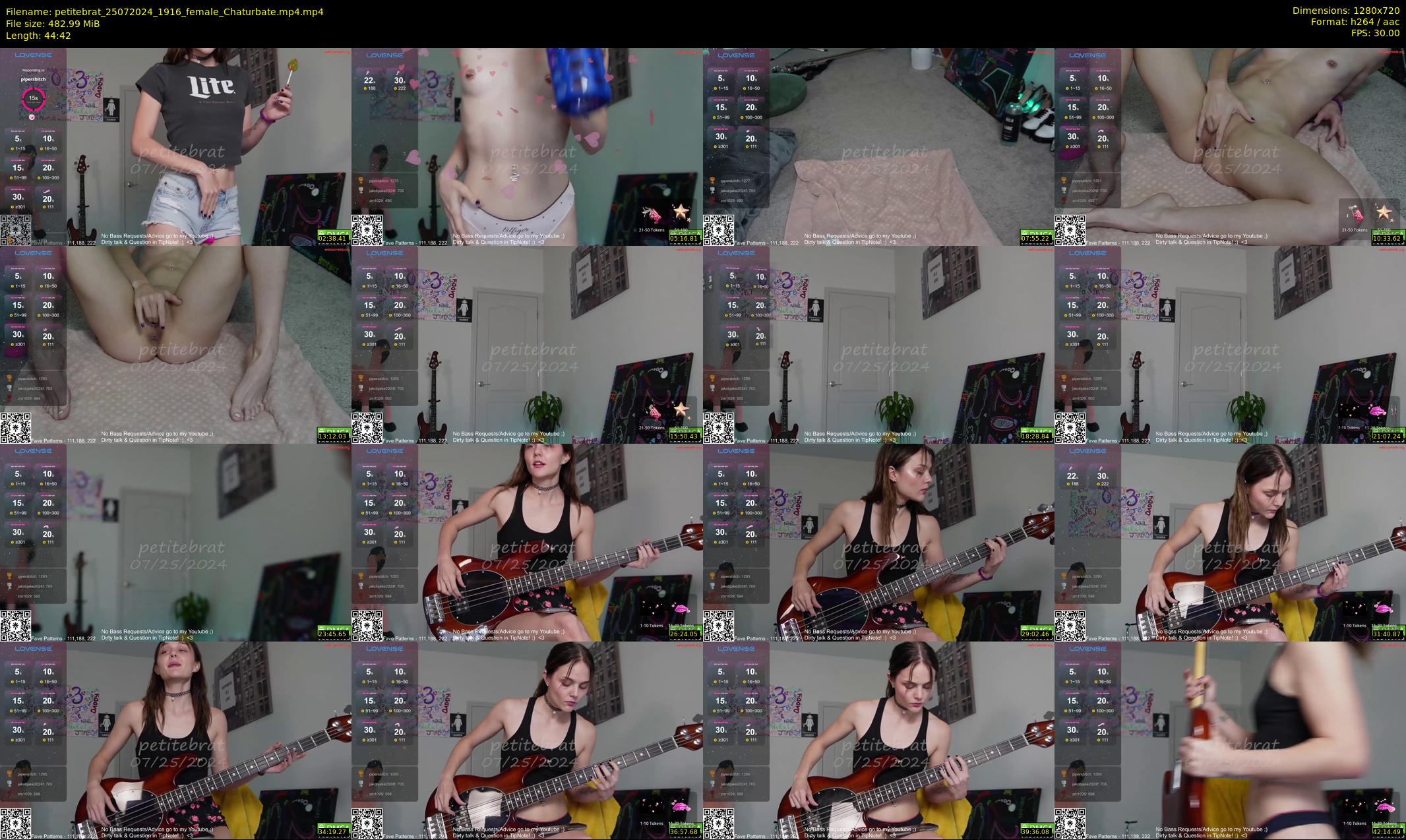 petitebrat — 45 minute Chaturbate female cam show recording, 720p, Jul 25, 2024