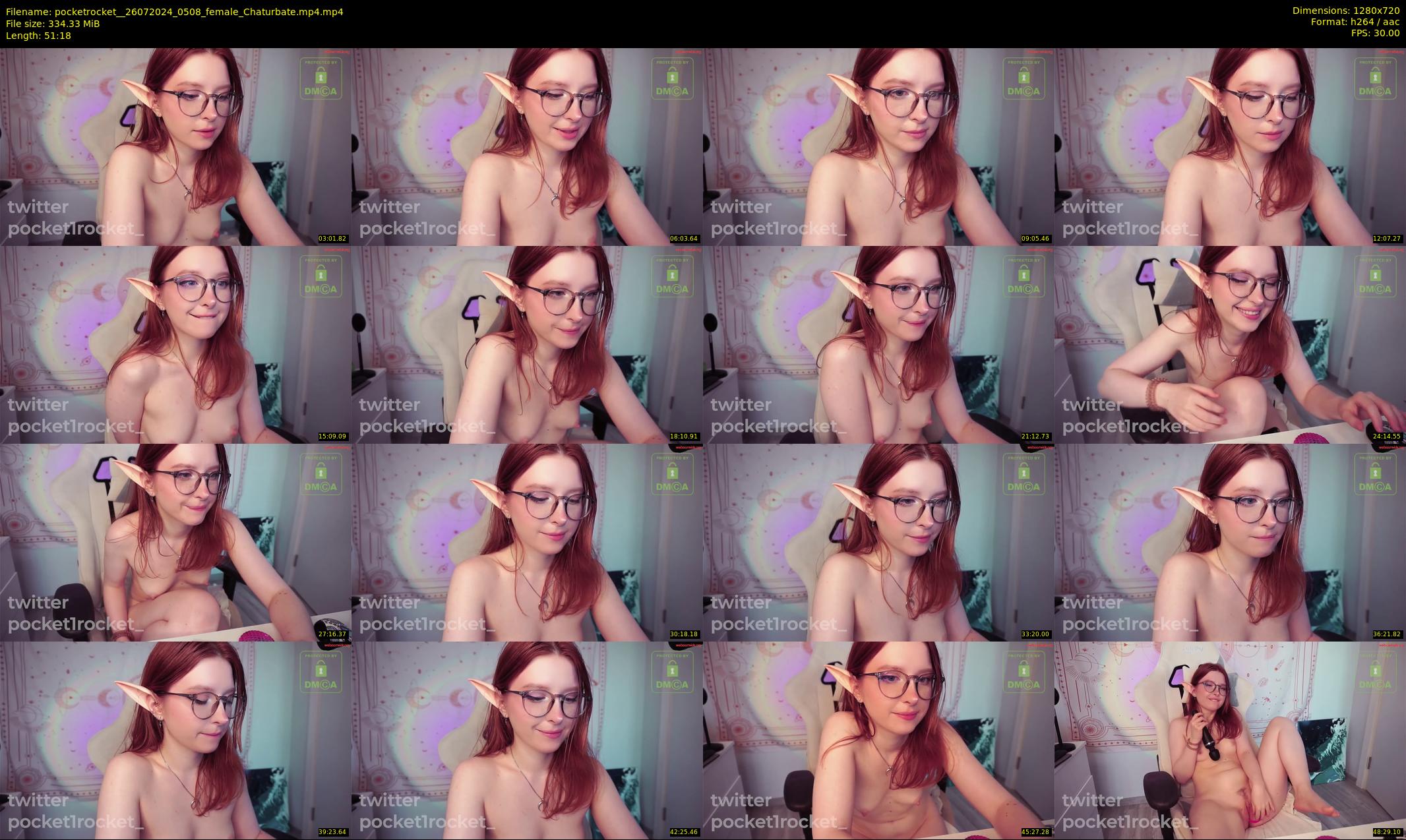 pocketrocket_ — 52 minute Chaturbate female cam show recording, 720p, Jul 26, 2024