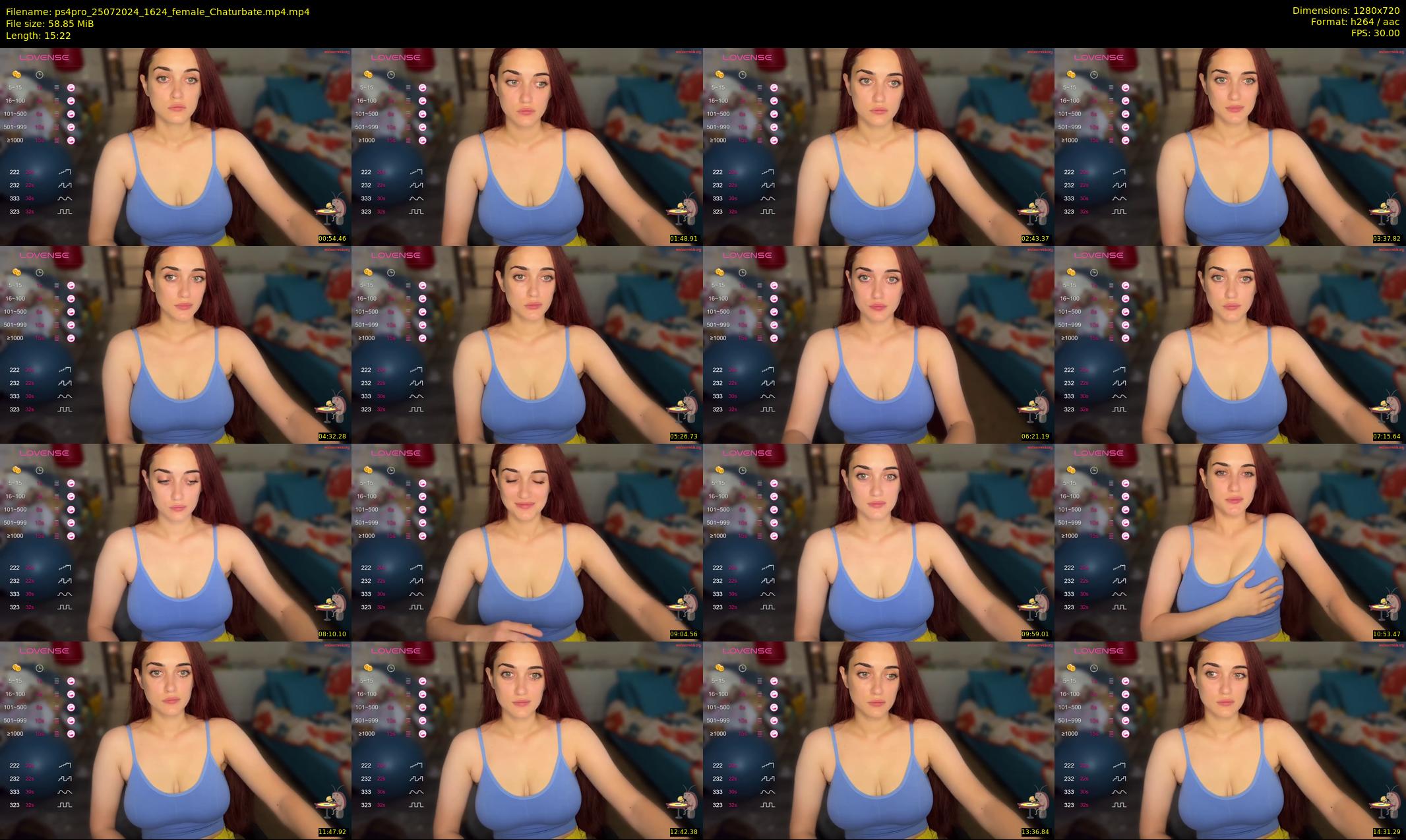 ps4pro — 16 minute Chaturbate female cam show recording, 720p, Jul 25, 2024