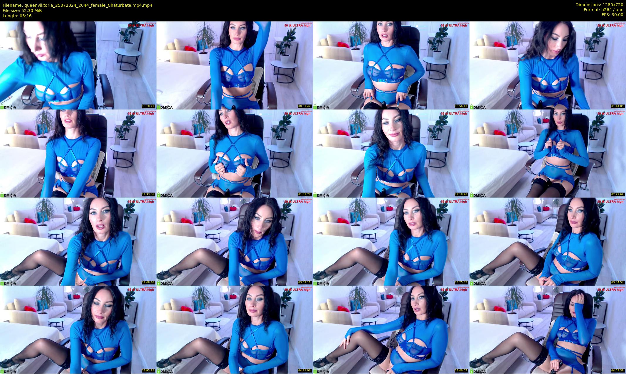 queenviktoria — 6 minute Chaturbate female cam show recording, 720p, Jul 25, 2024
