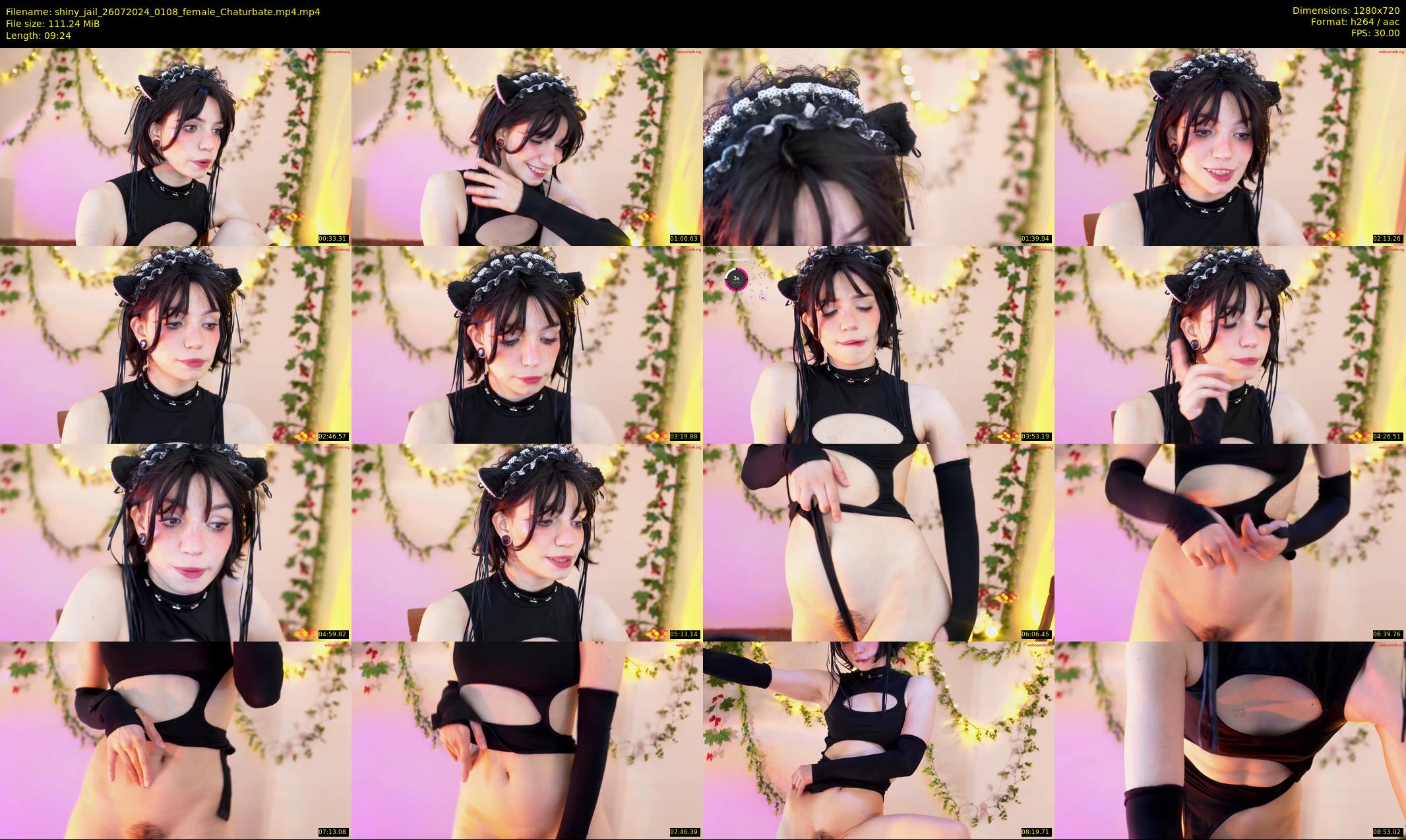 shiny_jail — 10 minute Chaturbate female cam show recording, 720p, Jul 26, 2024