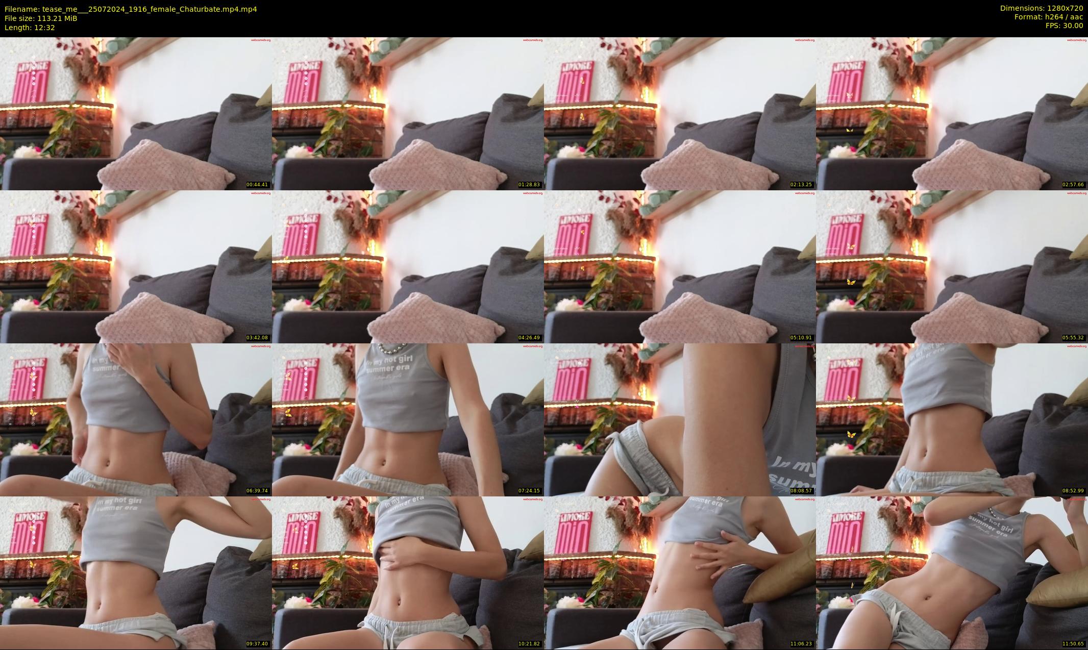 tease_me__ — 13 minute Chaturbate female cam show recording, 720p, Jul 25, 2024
