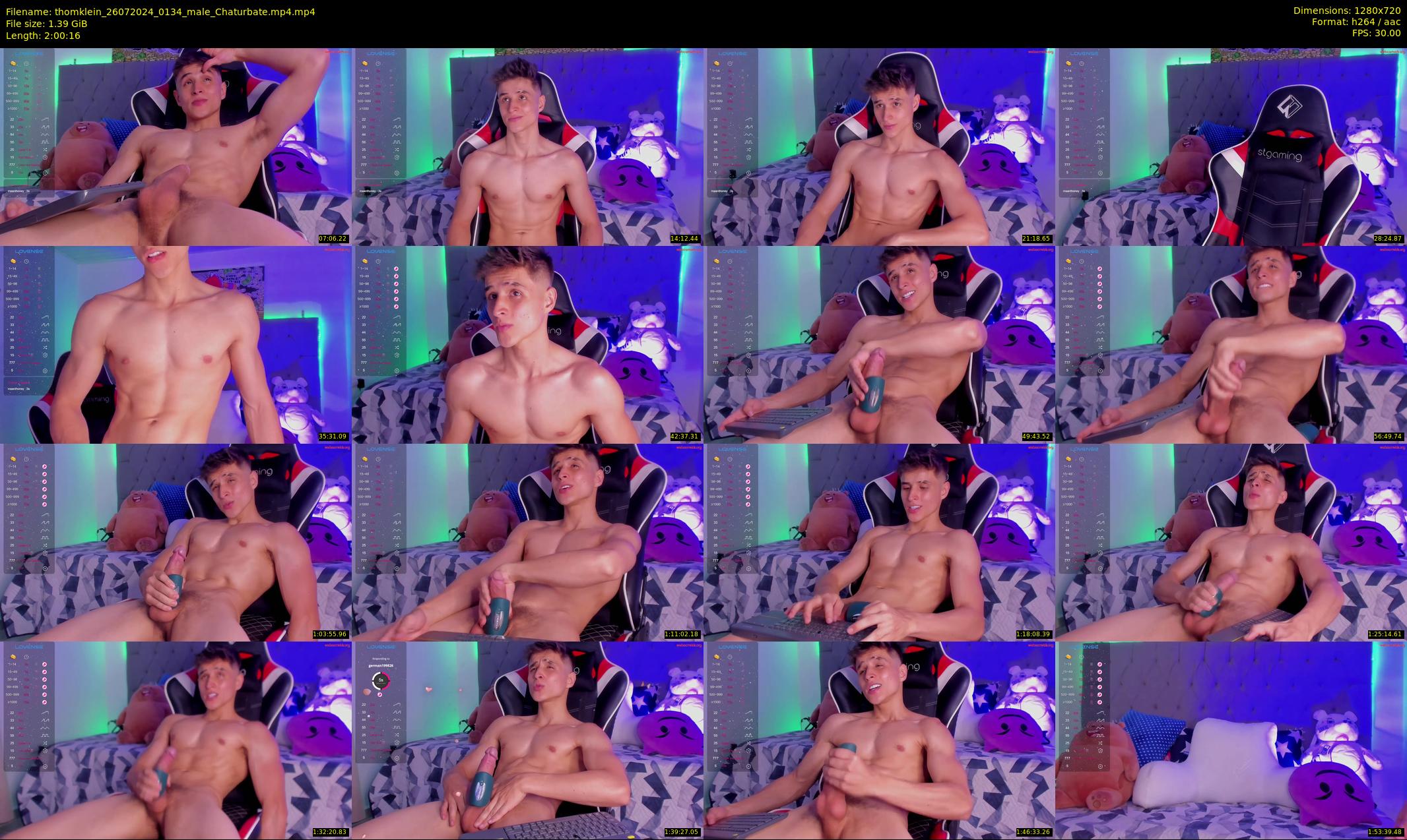 thomklein — 121 minute Chaturbate male cam show recording, 720p, Jul 26, 2024