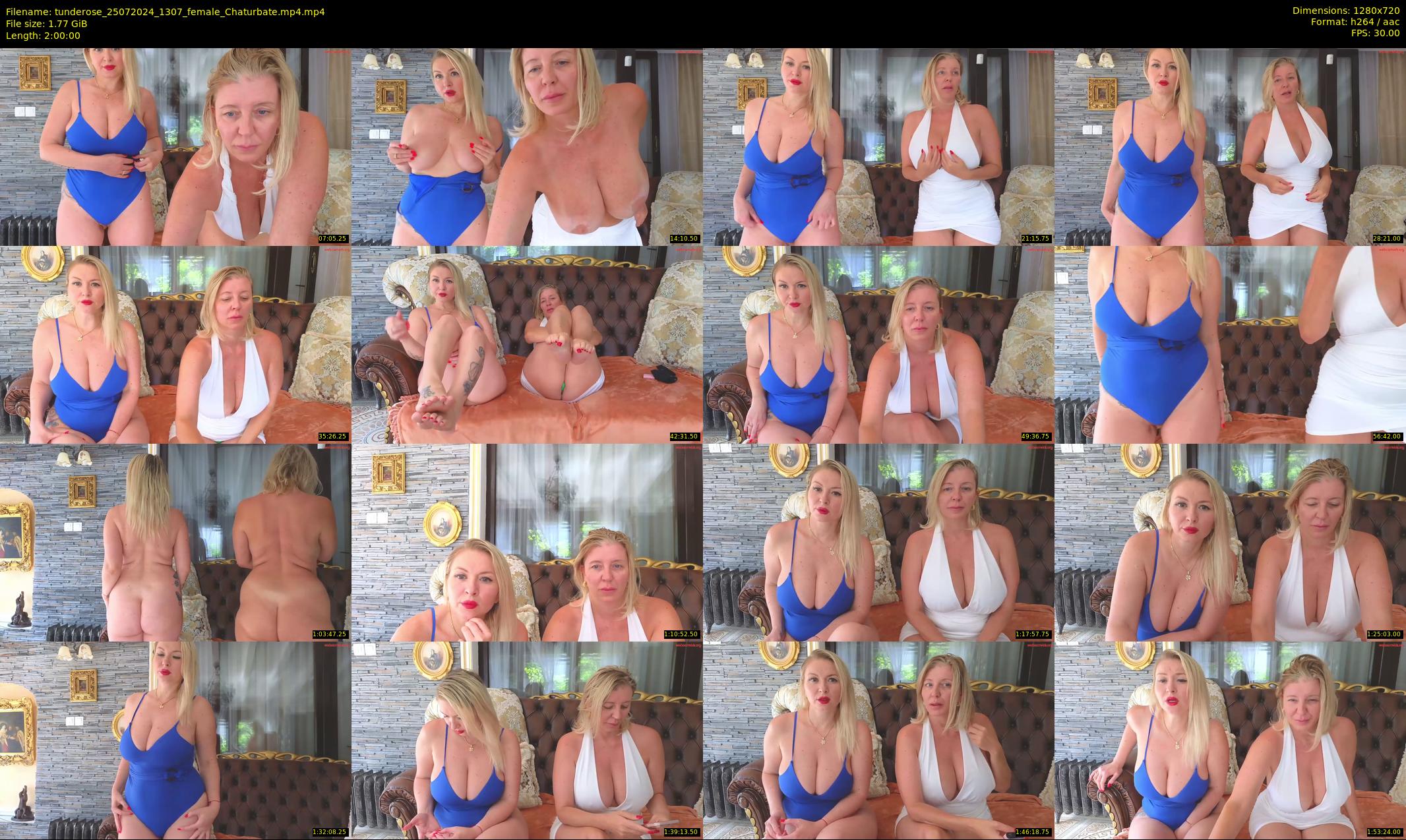 tunderose — 120 minute Chaturbate female cam show recording, 720p, Jul 25, 2024