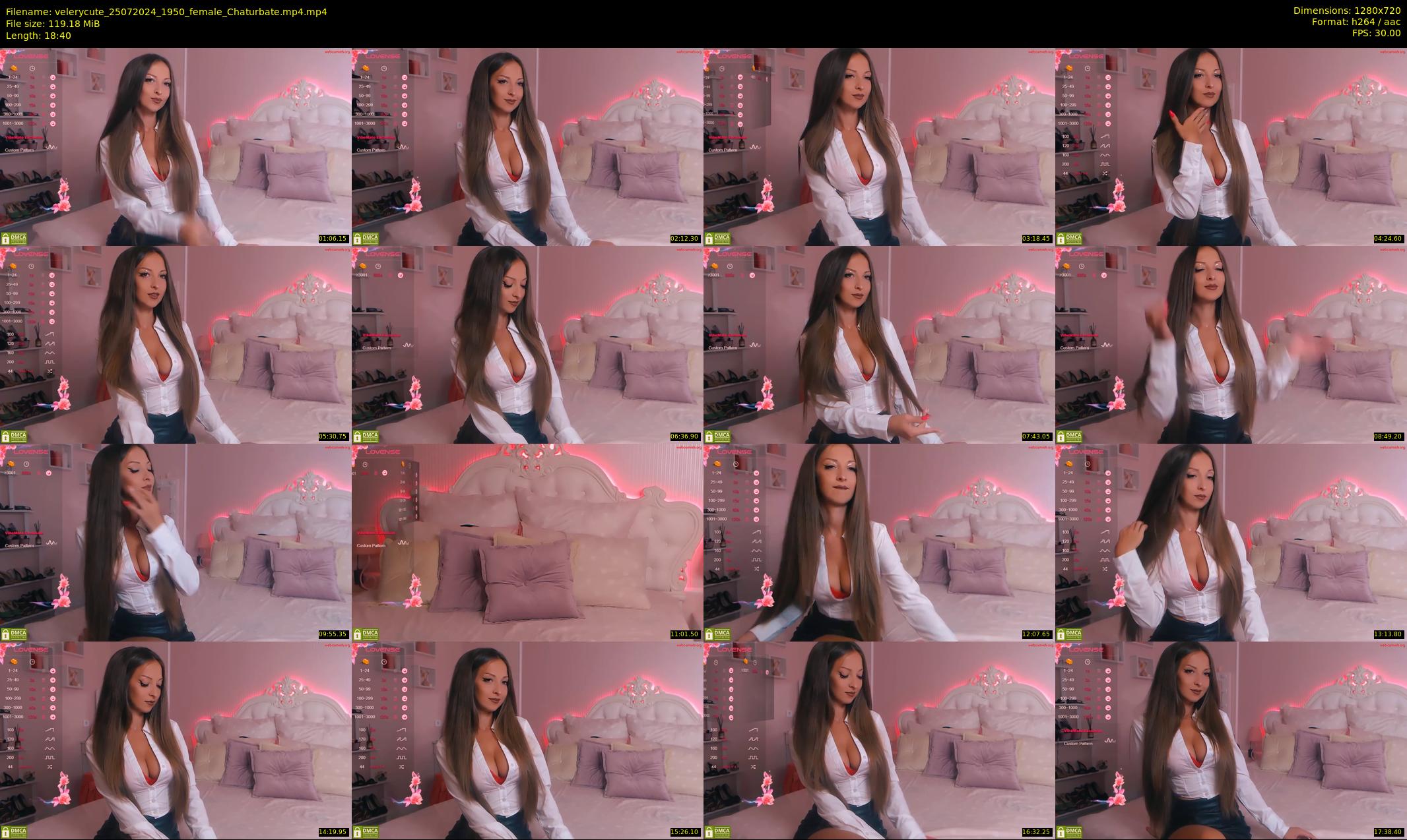 velerycute — 19 minute Chaturbate female cam show recording, 720p, Jul 25, 2024