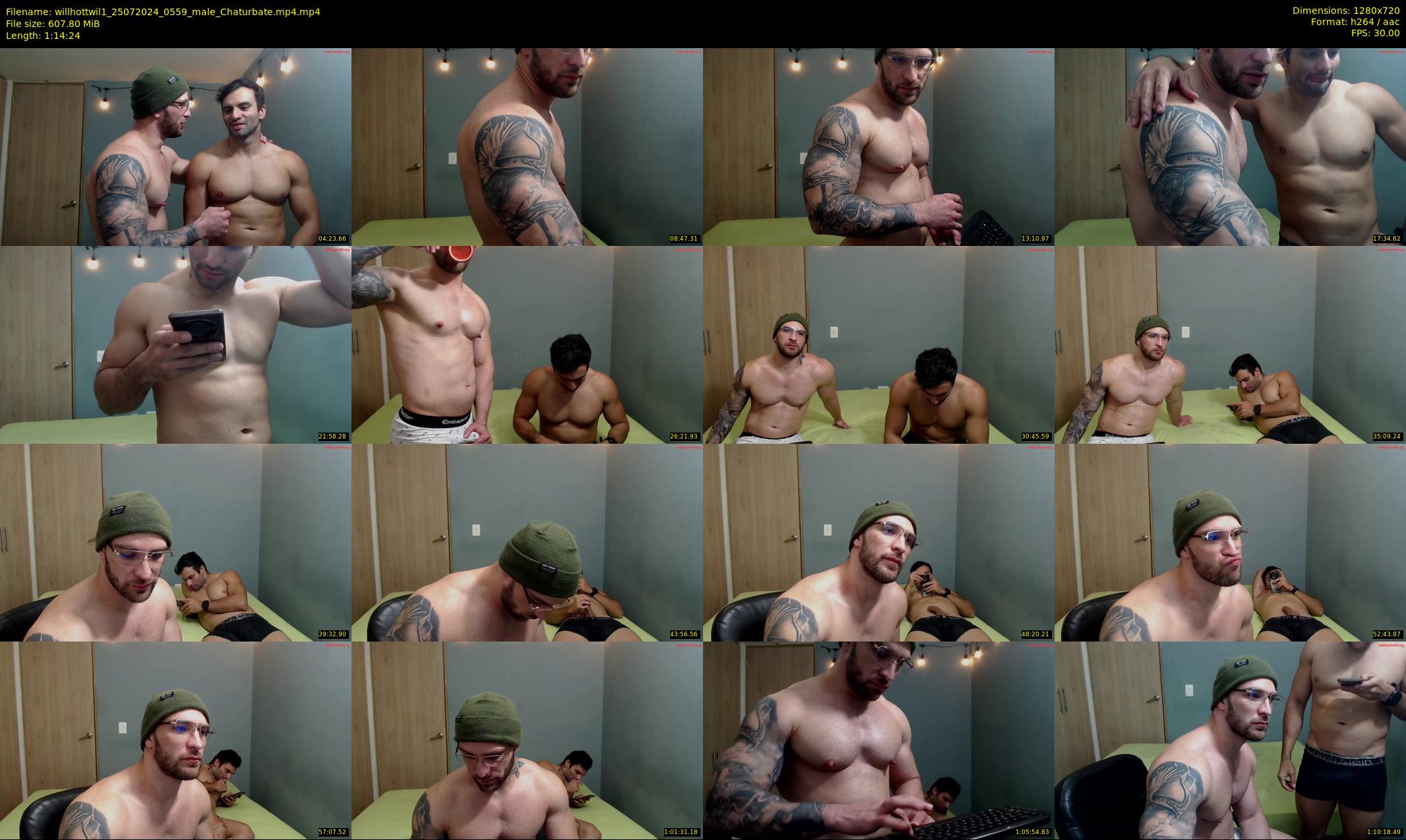 willhottwil1 — 75 minute Chaturbate couple cam show recording, 720p, Jul 25, 2024