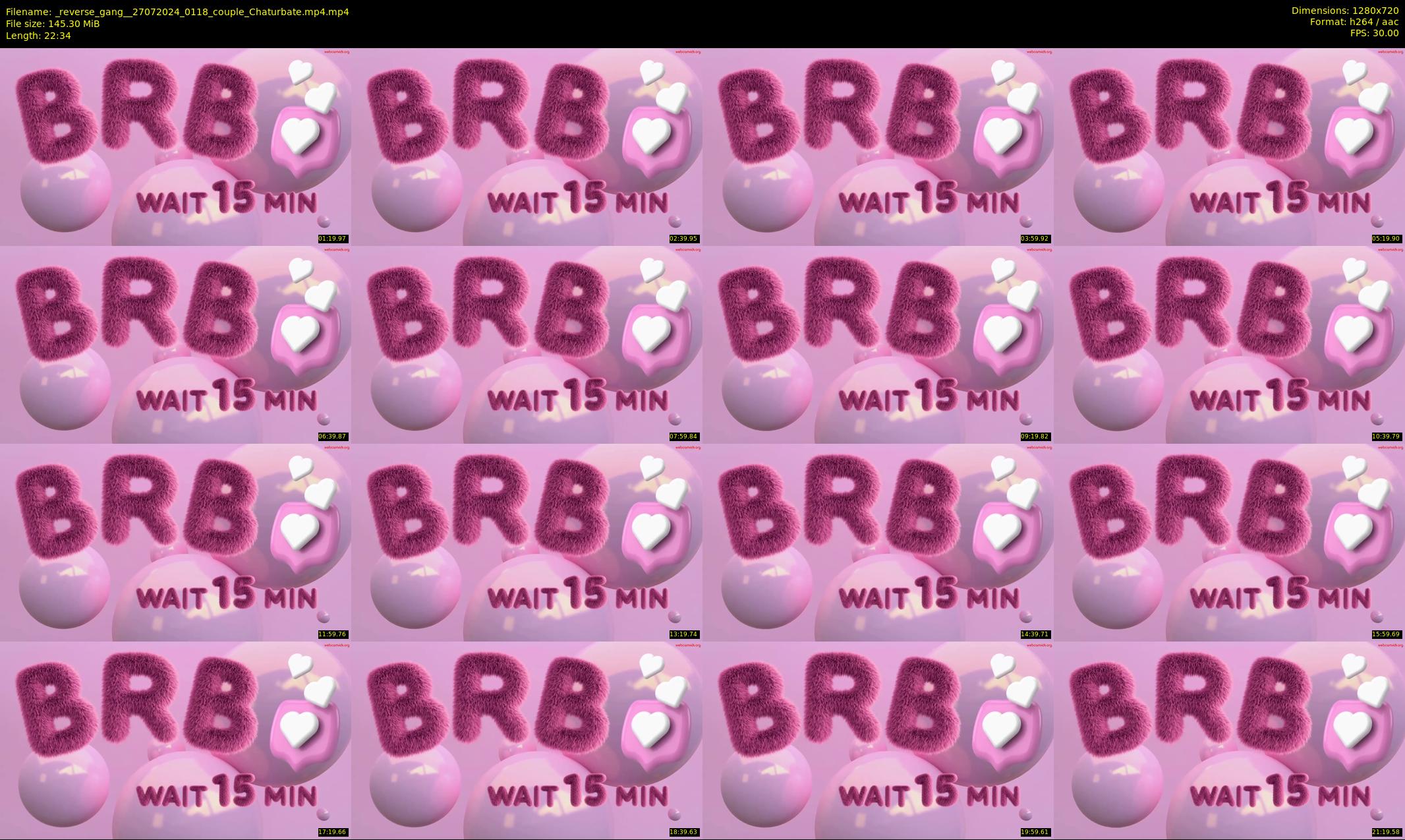 _reverse_gang_ — 23 minute Chaturbate couple cam show recording, 720p, Jul 27, 2024