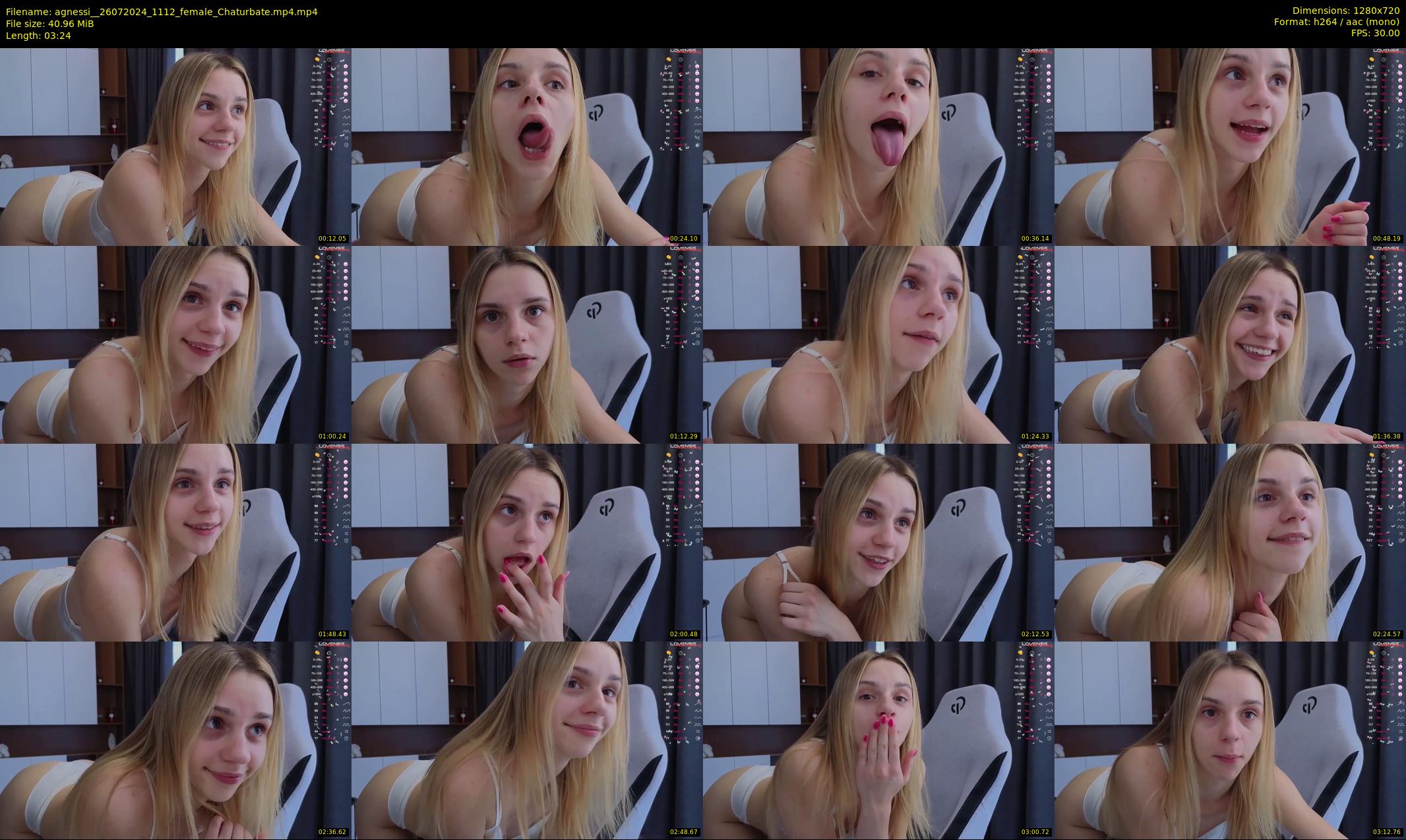 agnessi_ — 4 minute Chaturbate female cam show recording, 720p, Jul 26, 2024