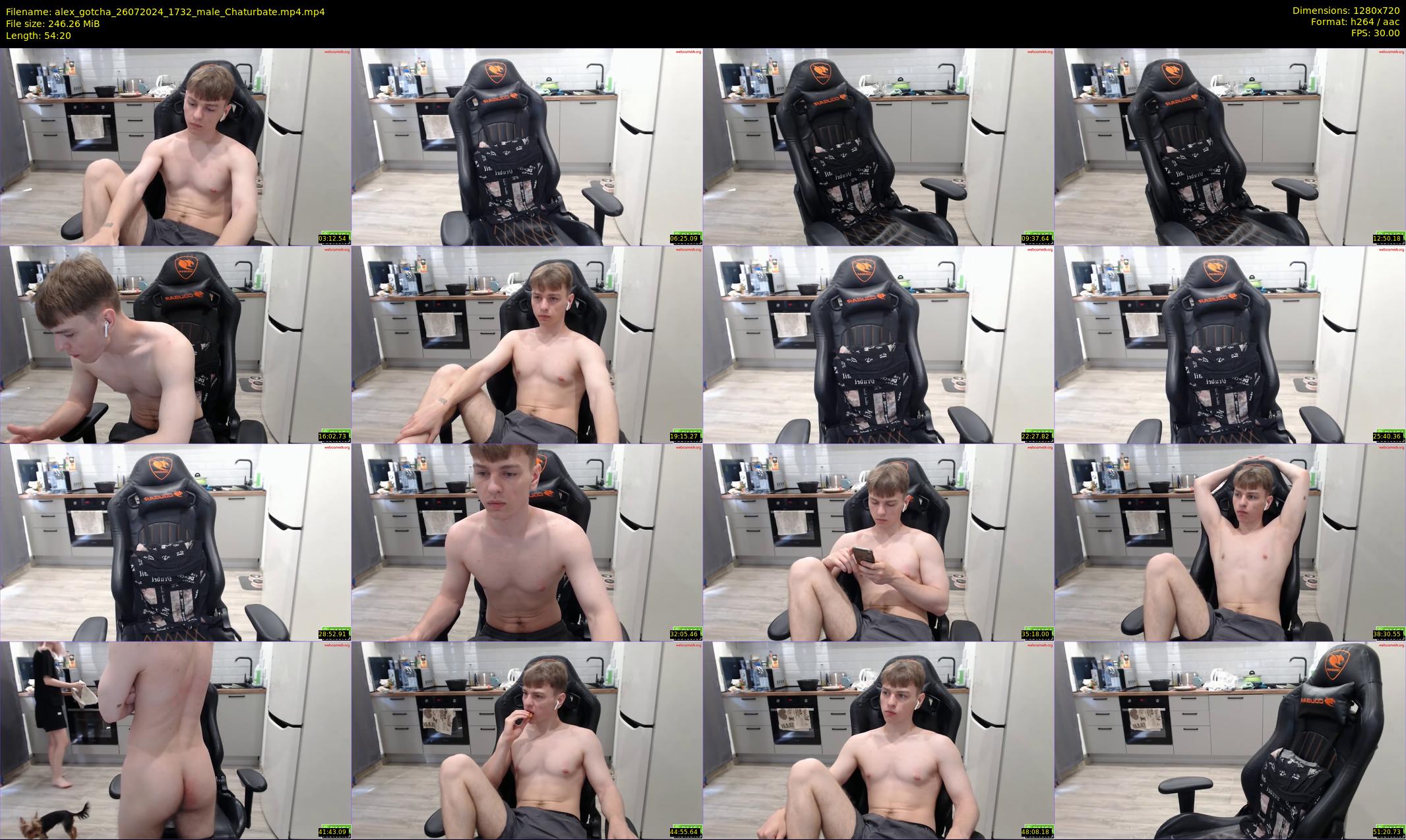alex_gotcha — 55 minute Chaturbate male cam show recording, 720p, Jul 26, 2024