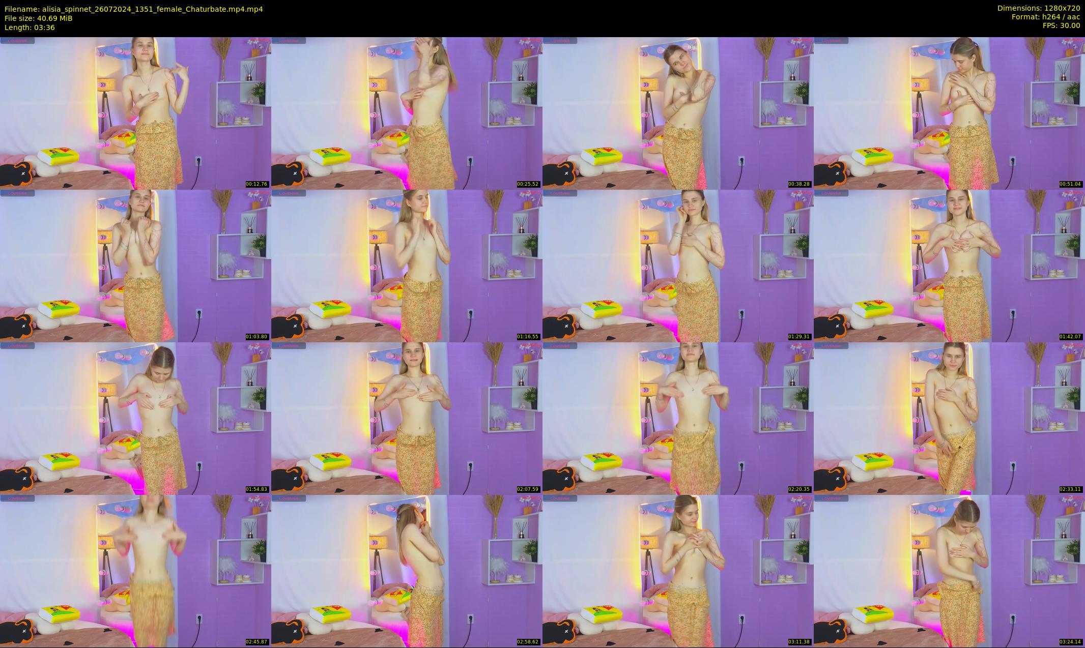 alisia_spinnet — 4 minute Chaturbate female cam show recording, 720p, Jul 26, 2024