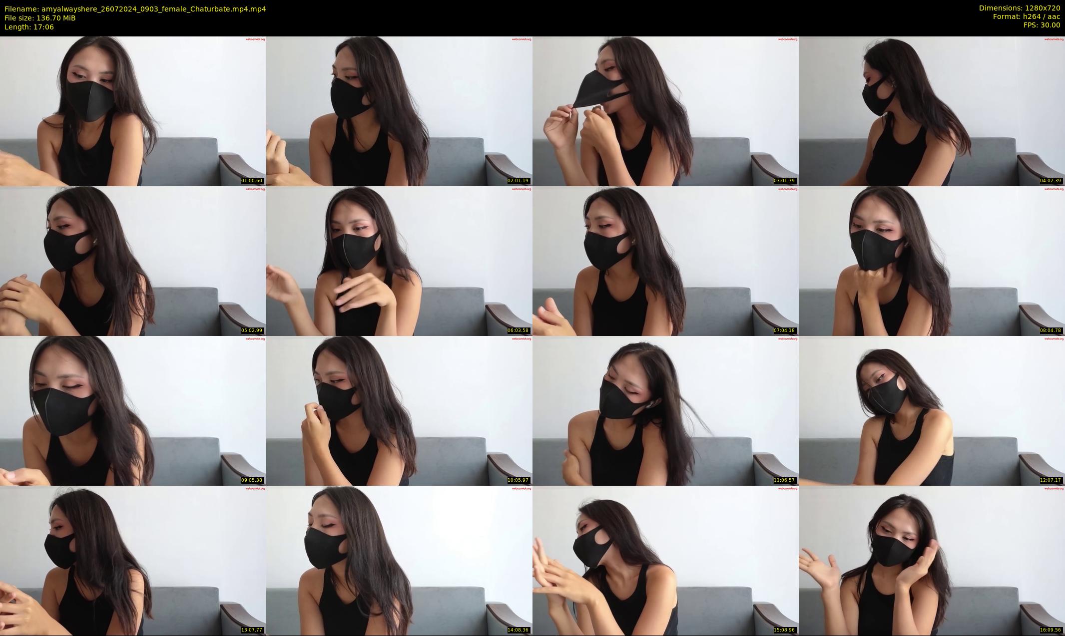 amyalwayshere — 18 minute Chaturbate female cam show recording, 720p, Jul 26, 2024