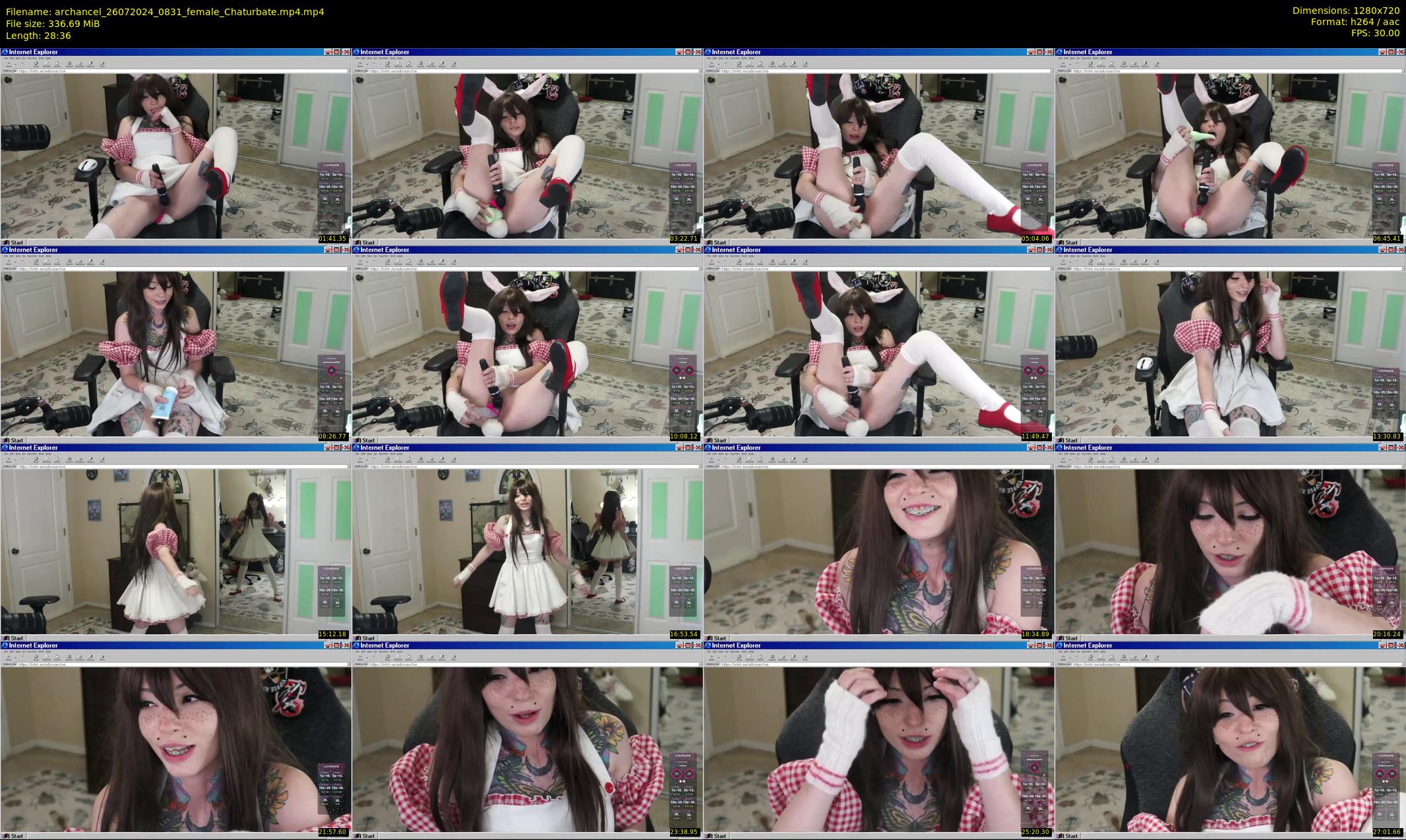 archancel — 29 minute Chaturbate female cam show recording, 720p, Jul 26, 2024