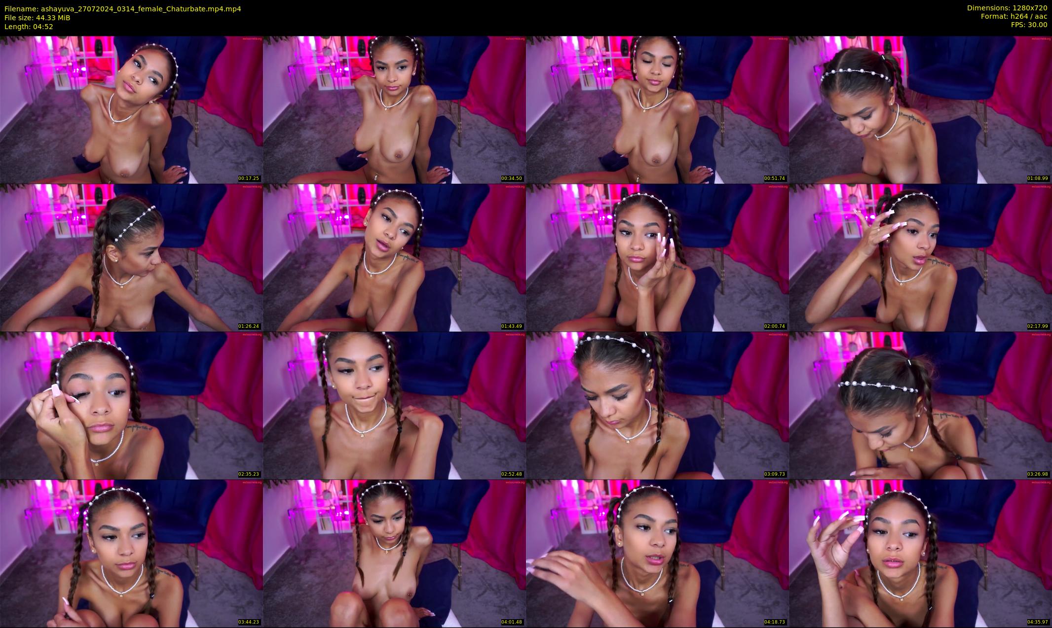 ashayuva — 5 minute Chaturbate female cam show recording, 720p, Jul 27, 2024