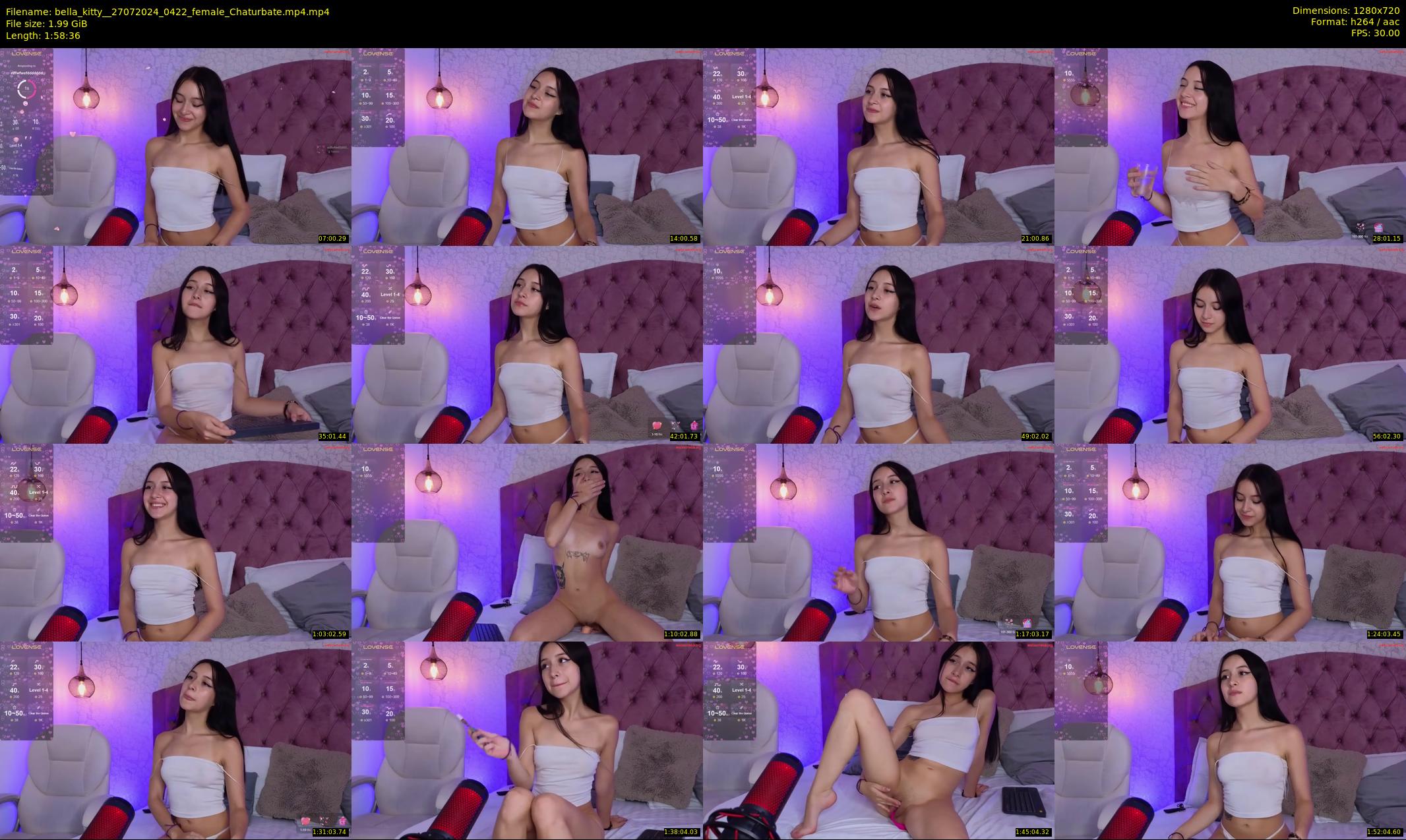 bella_kitty_ — 119 minute Chaturbate female cam show recording, 720p, Jul 27, 2024