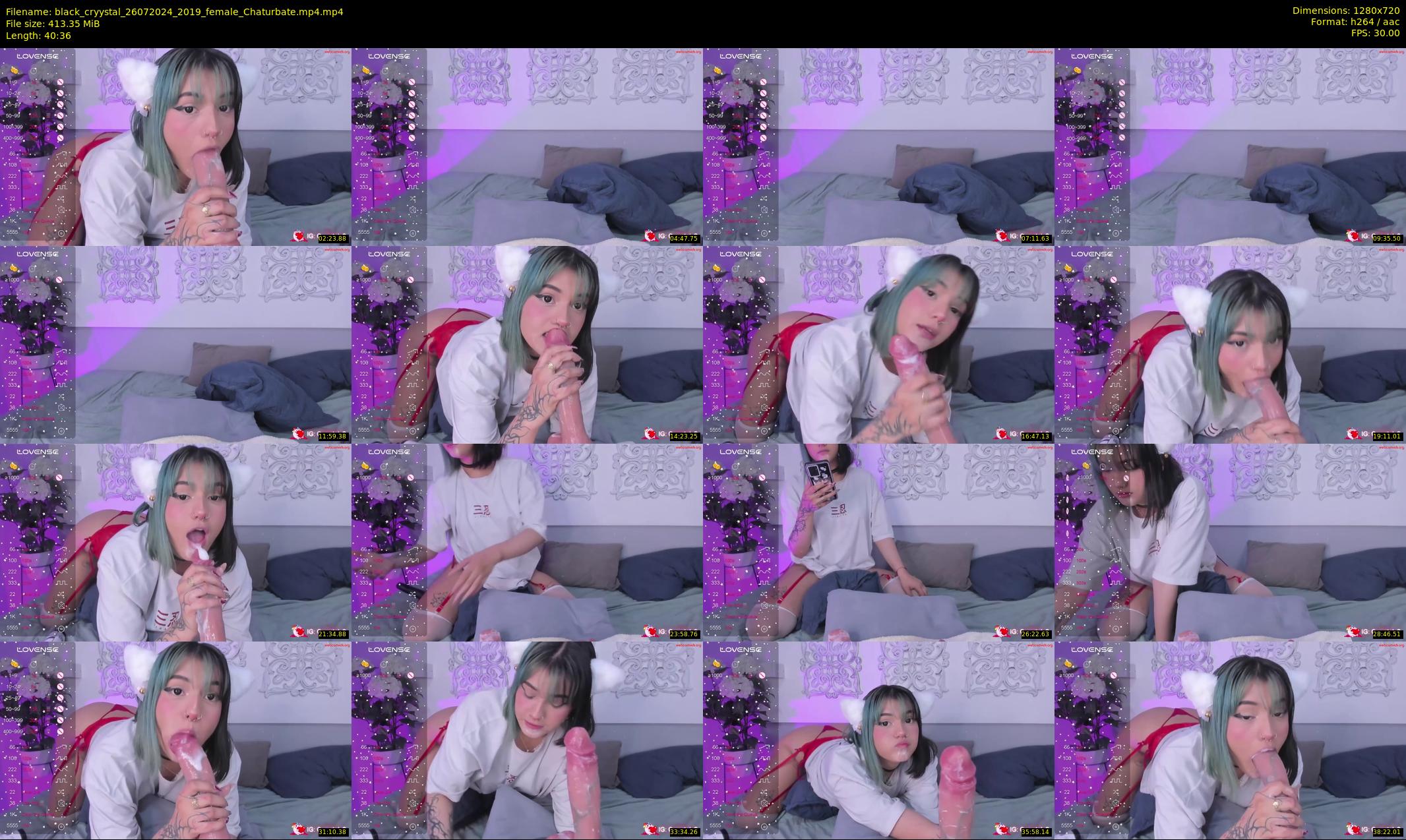 black_cryystal — 41 minute Chaturbate female cam show recording, 720p, Jul 26, 2024