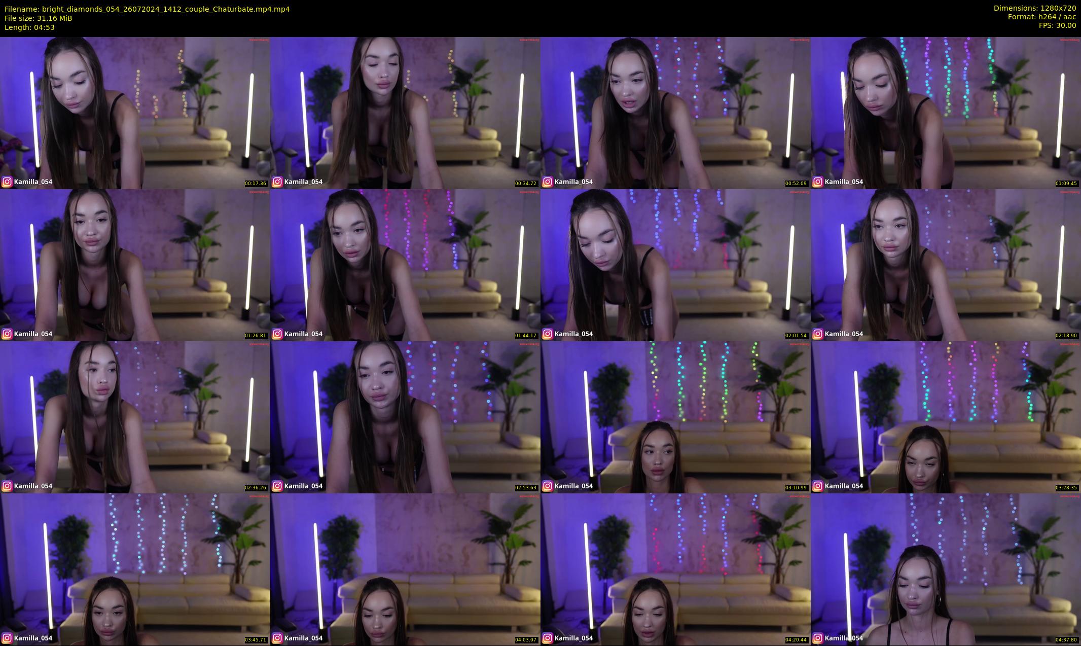 bright_diamonds_054 — 5 minute Chaturbate couple cam show recording, 720p, Jul 26, 2024