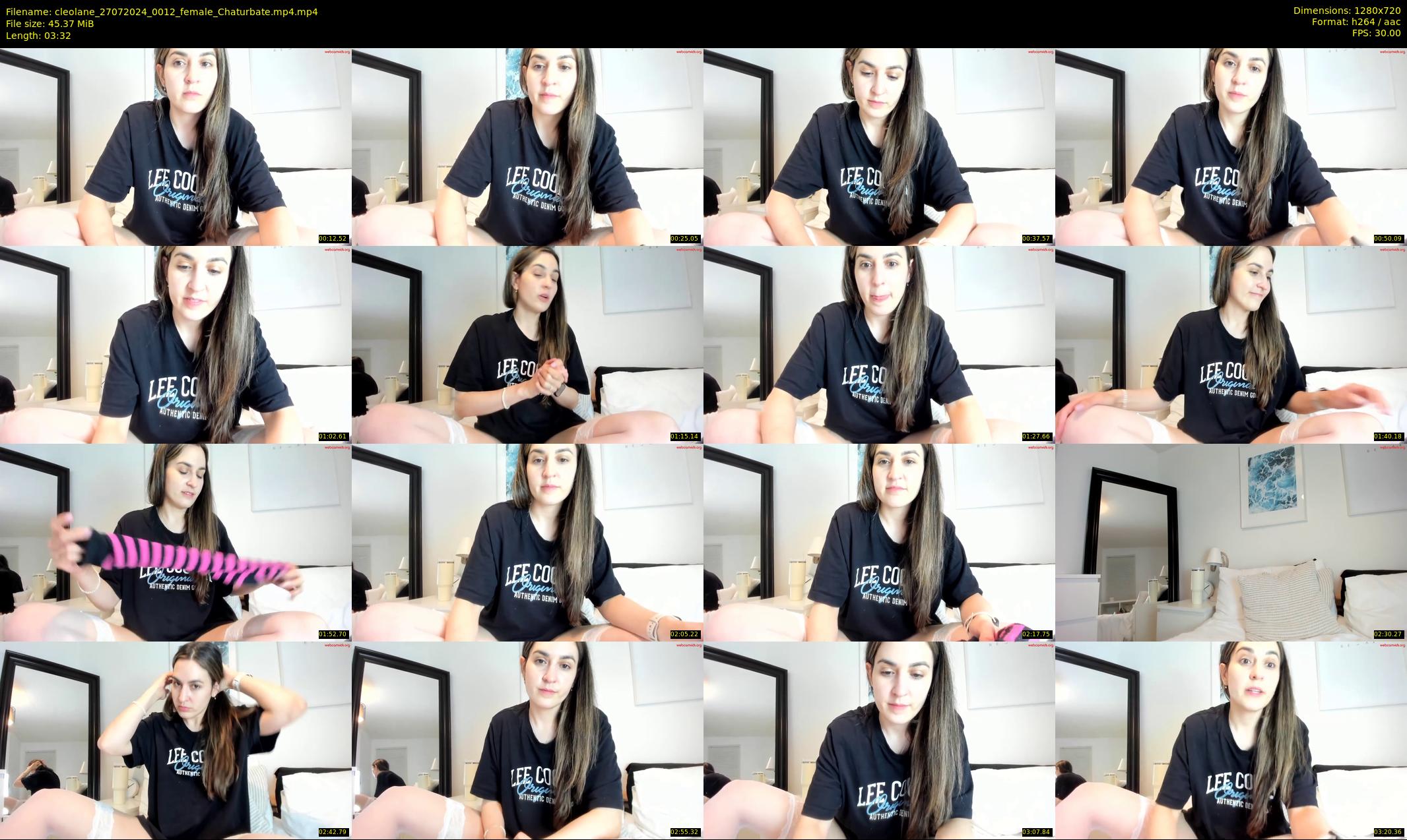 cleolane — 4 minute Chaturbate female cam show recording, 720p, Jul 27, 2024