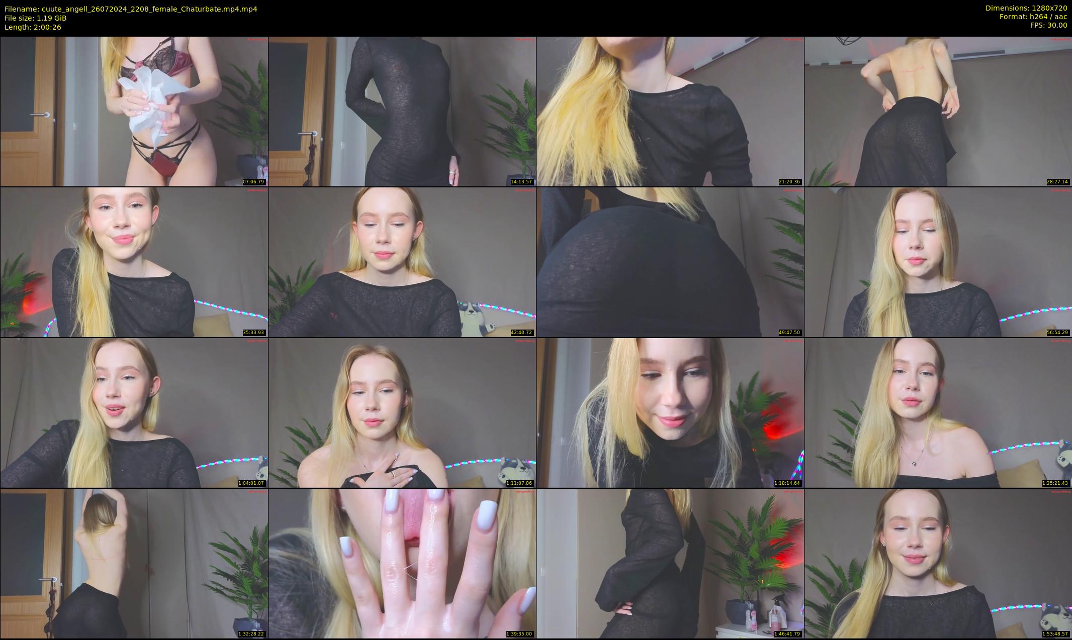 cuute_angell — 121 minute Chaturbate female cam show recording, 720p, Jul 26, 2024