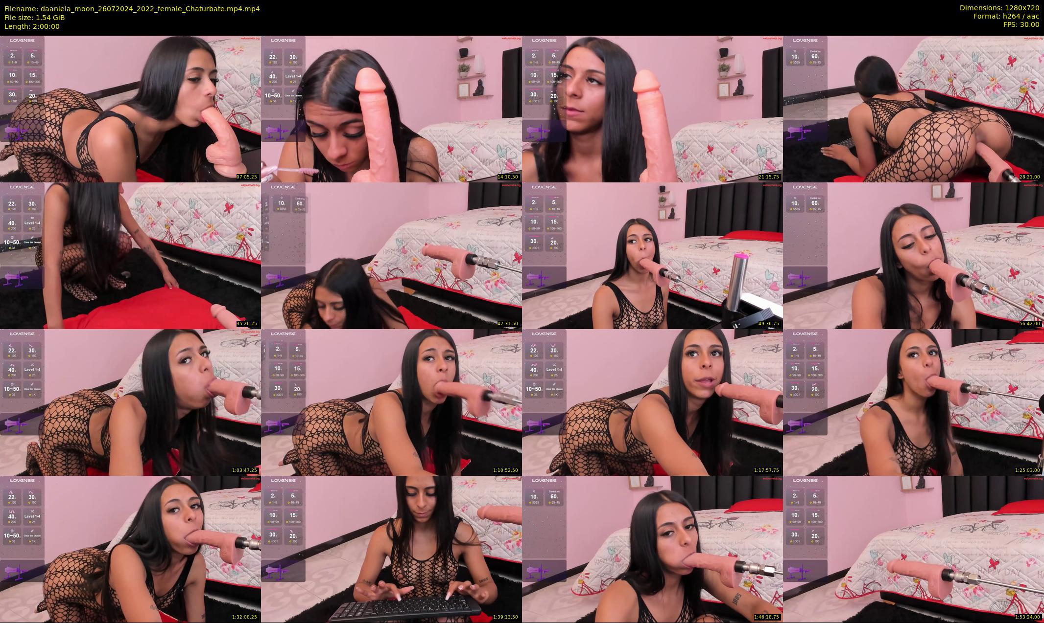 daaniela_moon — 120 minute Chaturbate female cam show recording, 720p, Jul 26, 2024