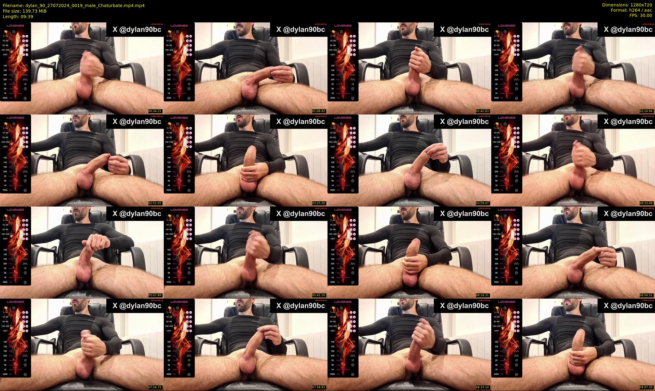 dylan_90 — 10 minute Chaturbate male cam show recording, 720p, Jul 27, 2024