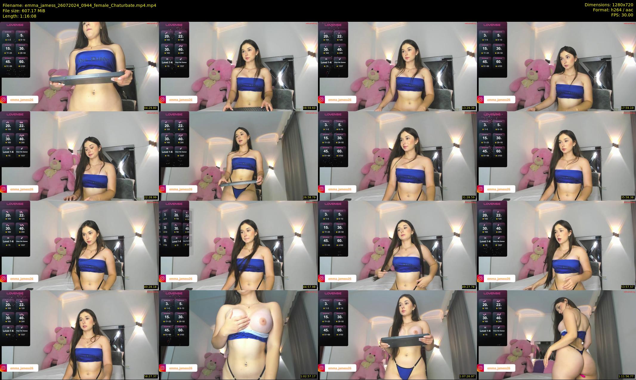 emma_jamess — 77 minute Chaturbate female cam show recording, 720p, Jul 26, 2024
