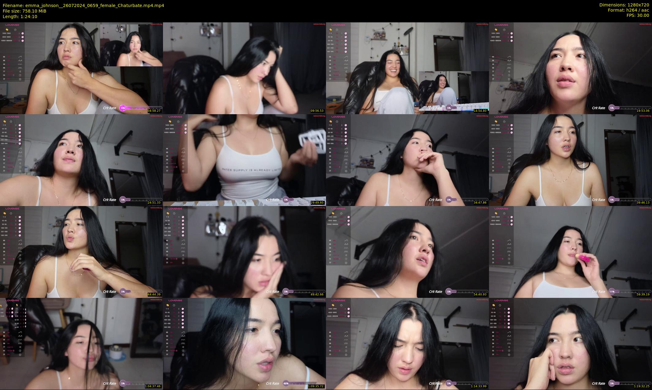 emma_johnson_ — 85 minute Chaturbate female cam show recording, 720p, Jul 26, 2024