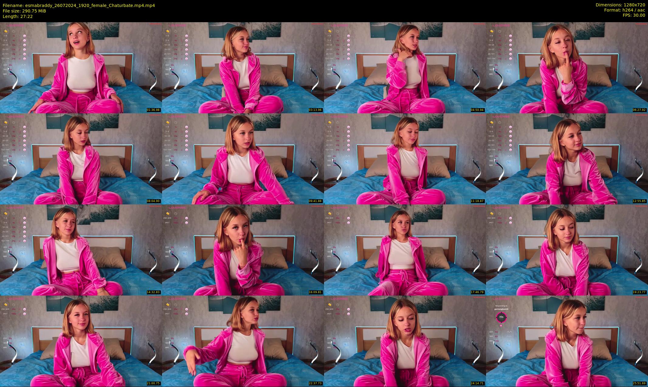 esmabraddy — 28 minute Chaturbate female cam show recording, 720p, Jul 26, 2024