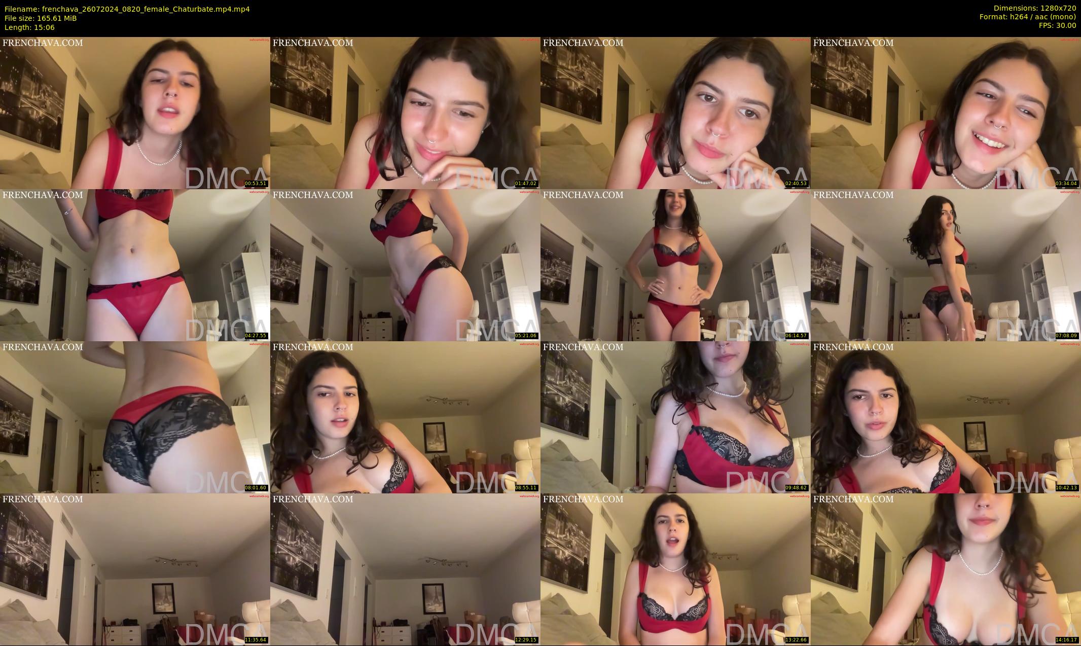 frenchava — 16 minute Chaturbate female cam show recording, 720p, Jul 26, 2024