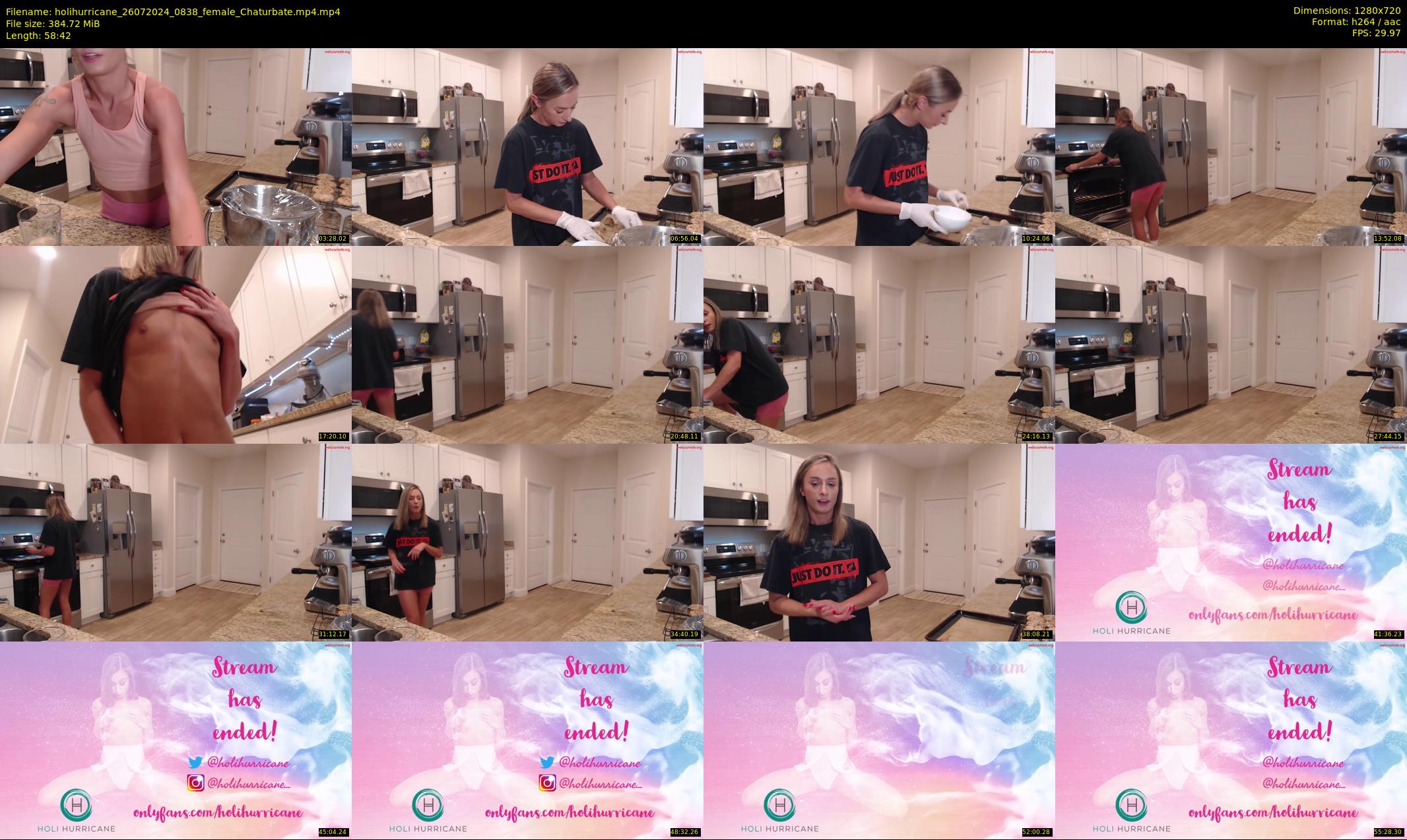 holihurricane — 59 minute Chaturbate female cam show recording, 720p, Jul 26, 2024