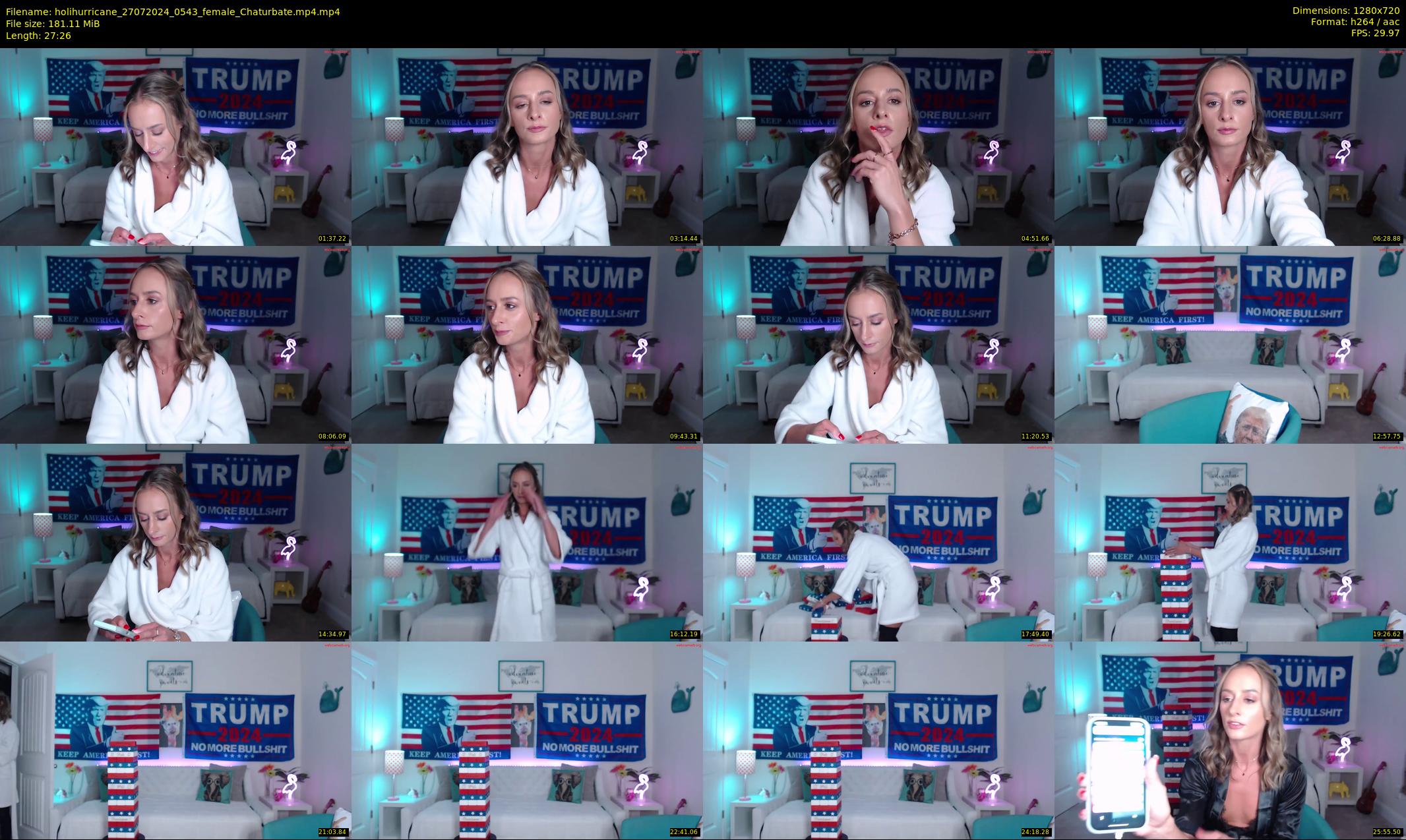holihurricane — 28 minute Chaturbate female cam show recording, 720p, Jul 27, 2024