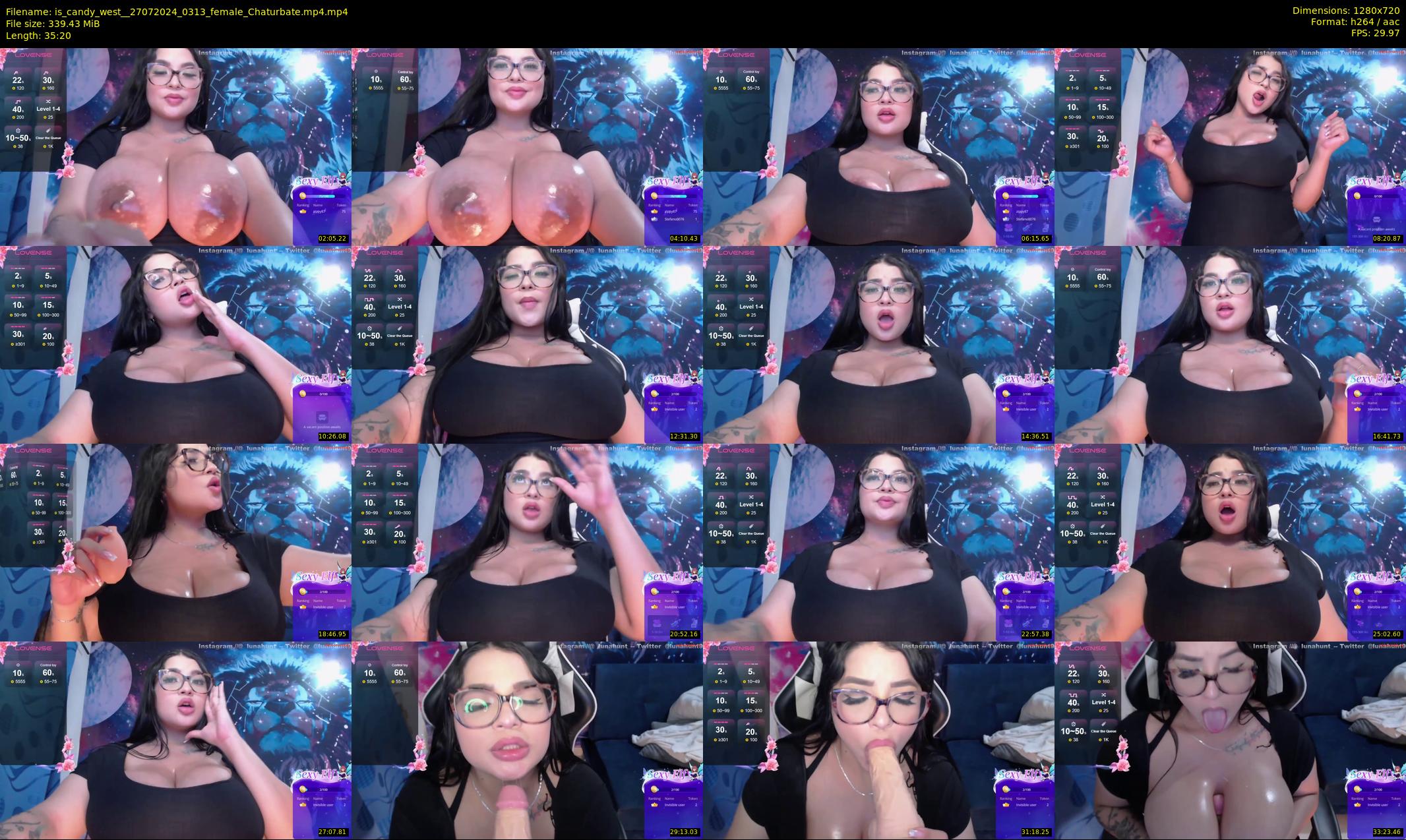 is_candy_west_ — 36 minute Chaturbate female cam show recording, 720p, Jul 27, 2024