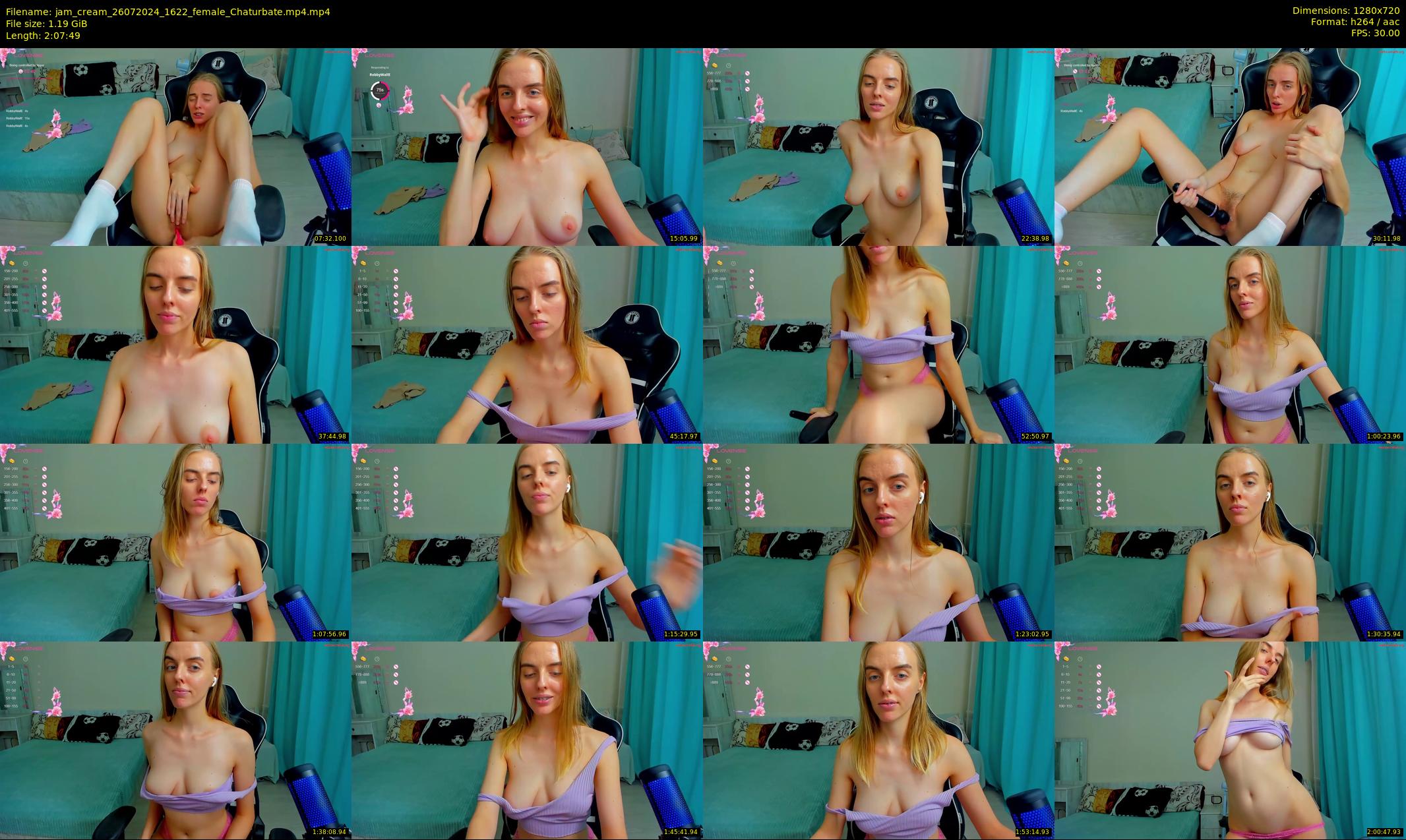 jam_cream — 128 minute Chaturbate female cam show recording, 720p, Jul 26, 2024