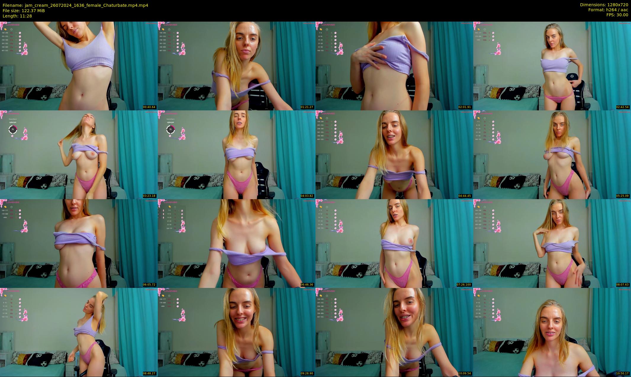 jam_cream — 12 minute Chaturbate female cam show recording, 720p, Jul 26, 2024