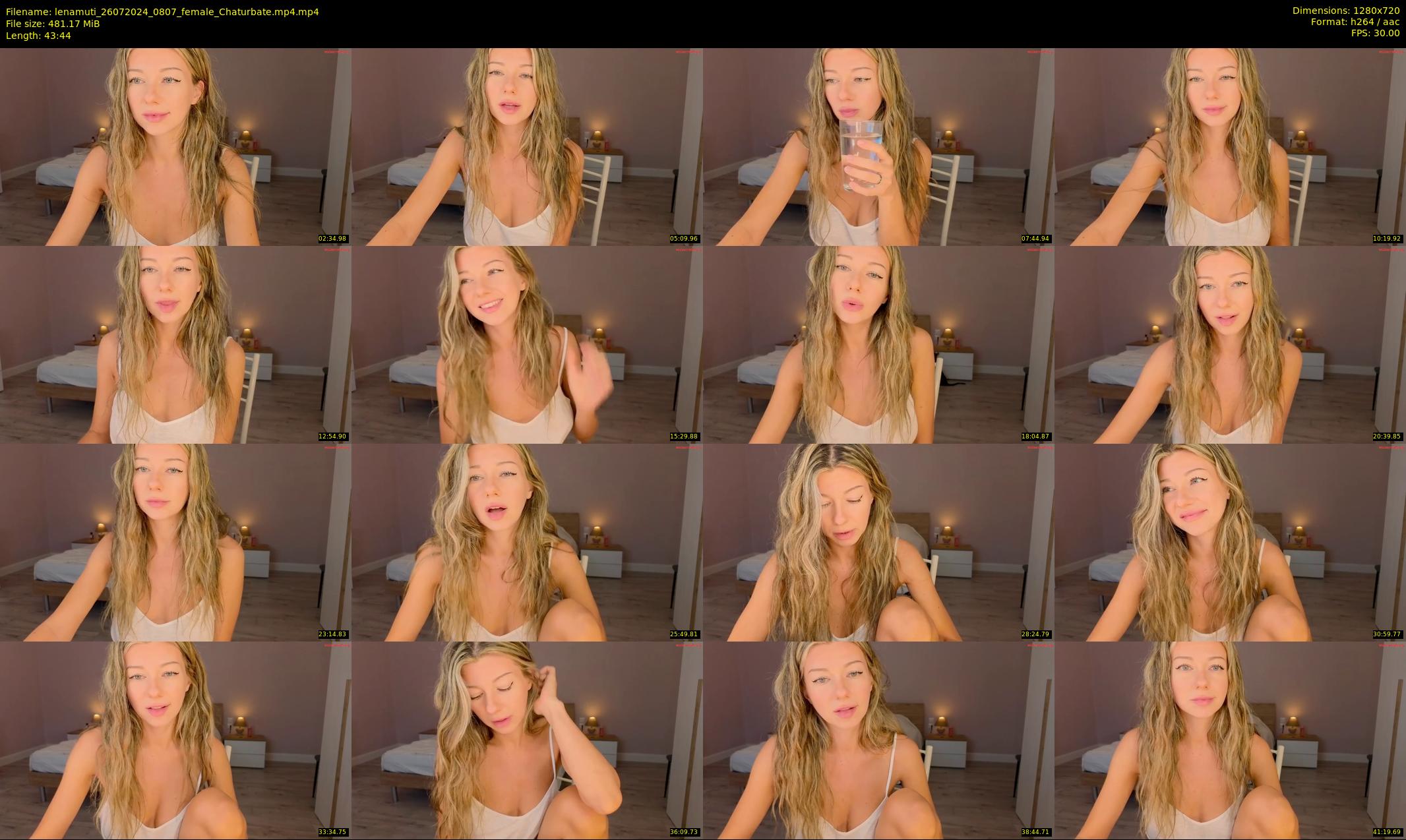 lenamuti — 44 minute Chaturbate female cam show recording, 720p, Jul 26, 2024