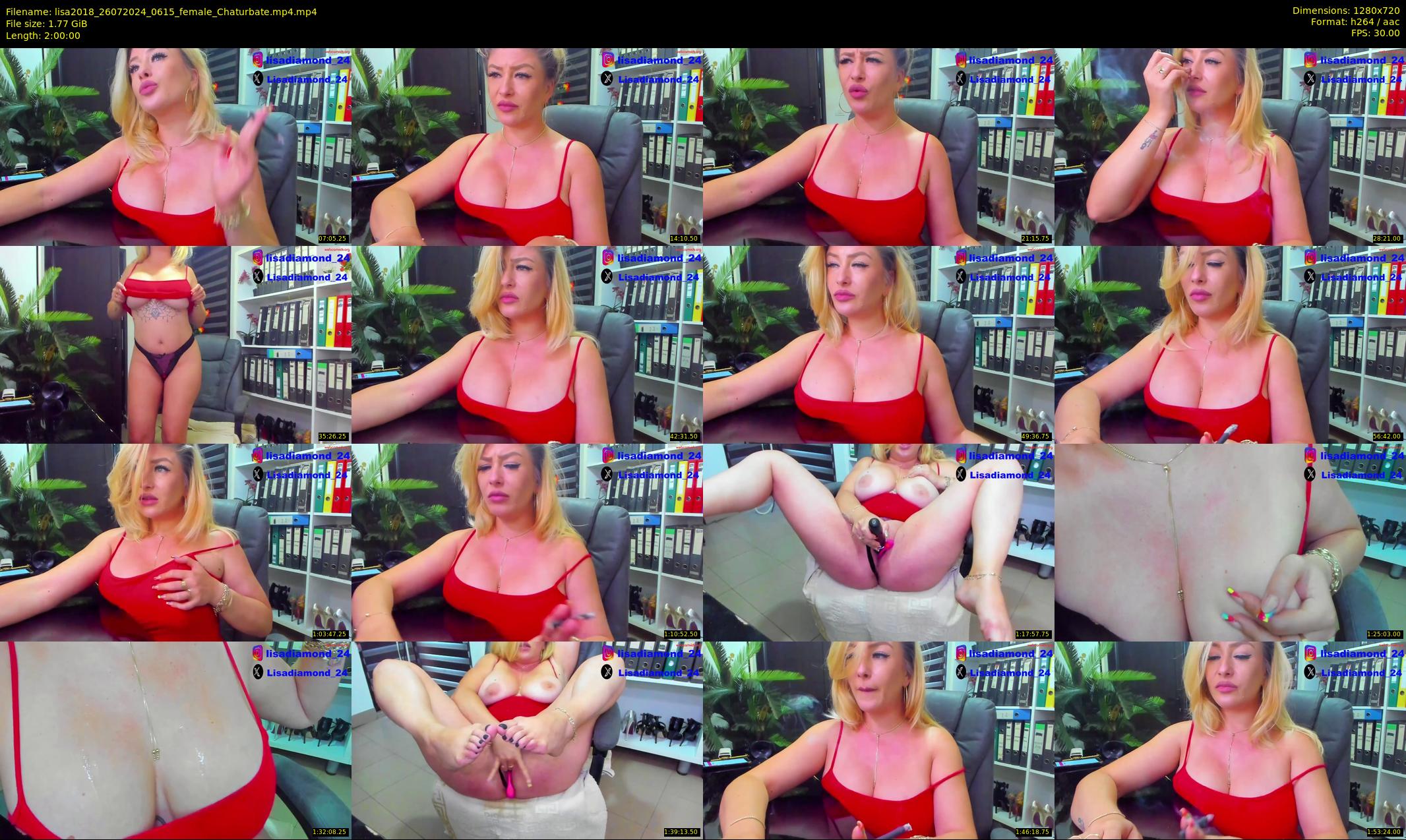 lisa2018 — 120 minute Chaturbate female cam show recording, 720p, Jul 26, 2024