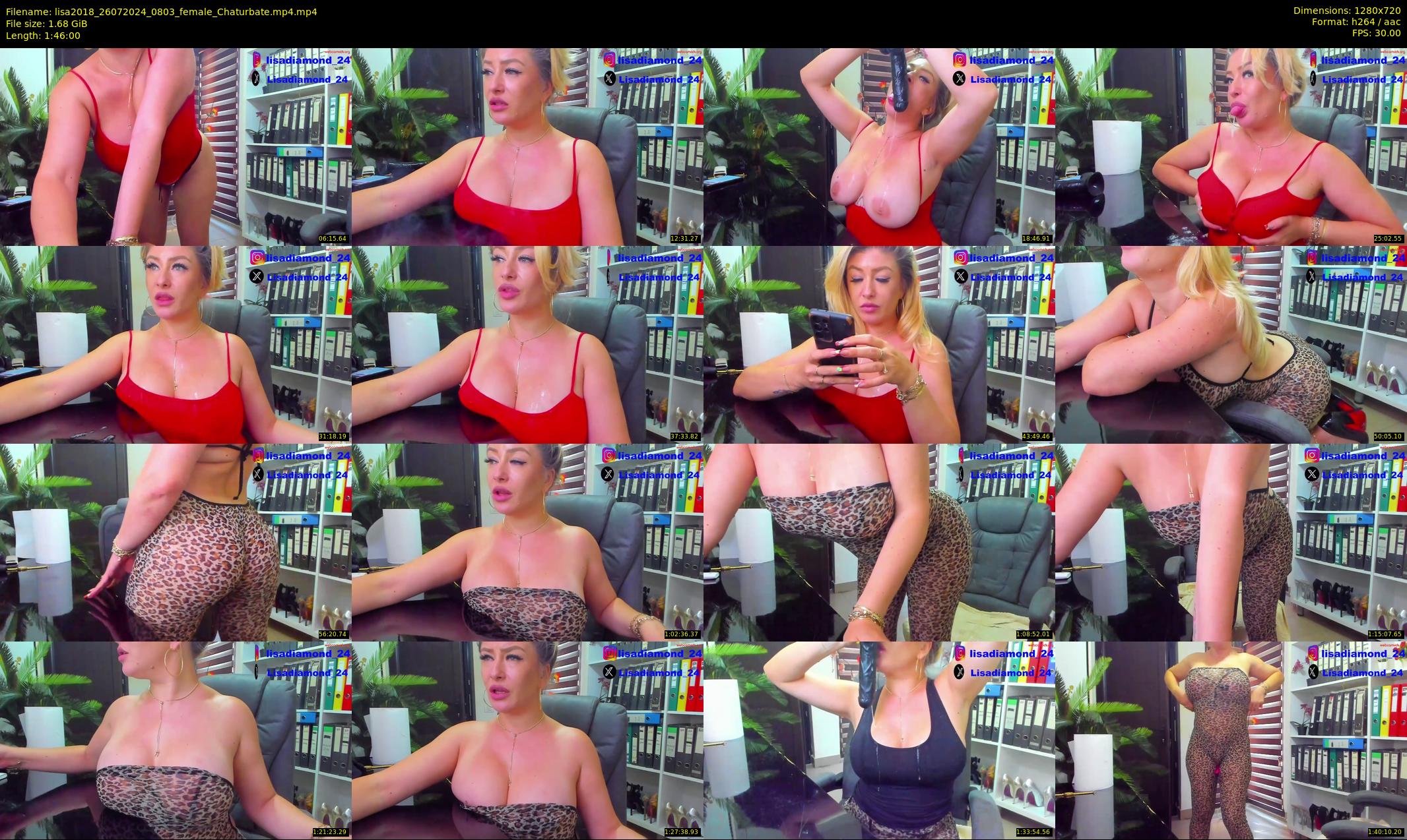 lisa2018 — 106 minute Chaturbate female cam show recording, 720p, Jul 26, 2024