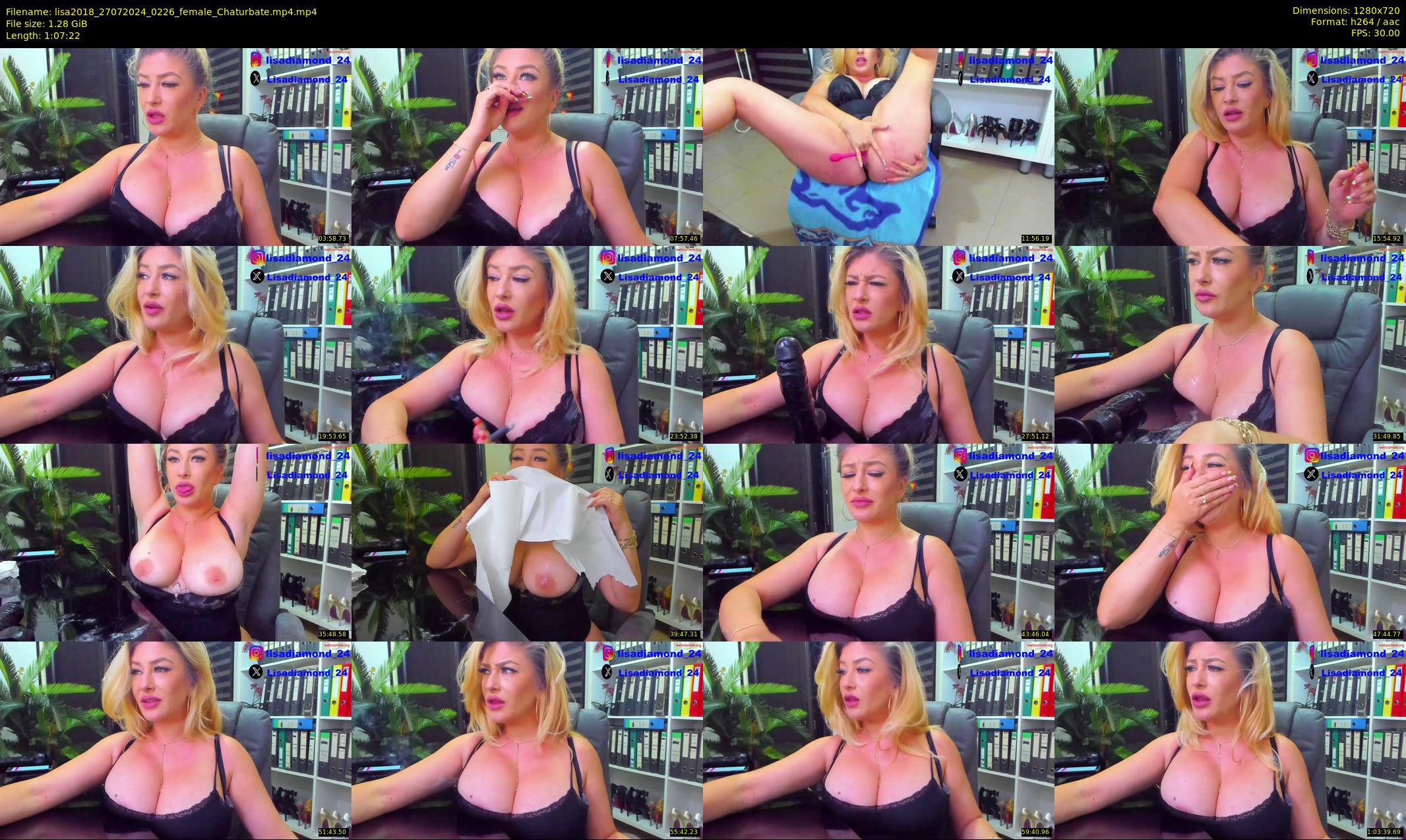 lisa2018 — 68 minute Chaturbate female cam show recording, 720p, Jul 27, 2024