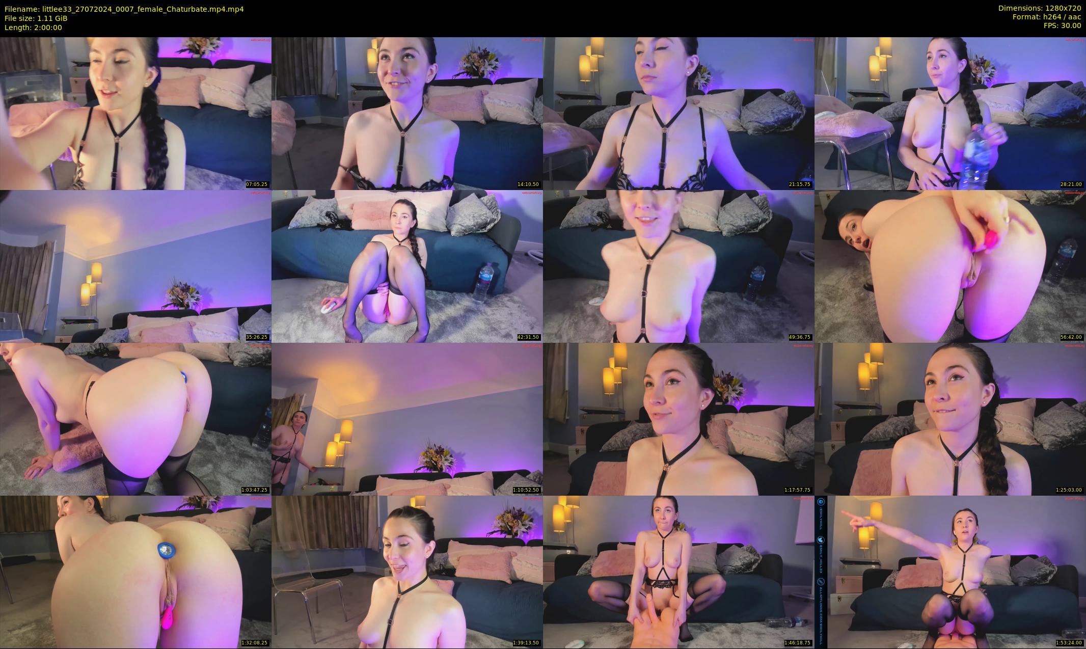 littlee33 — 120 minute Chaturbate female cam show recording, 720p, Jul 27, 2024
