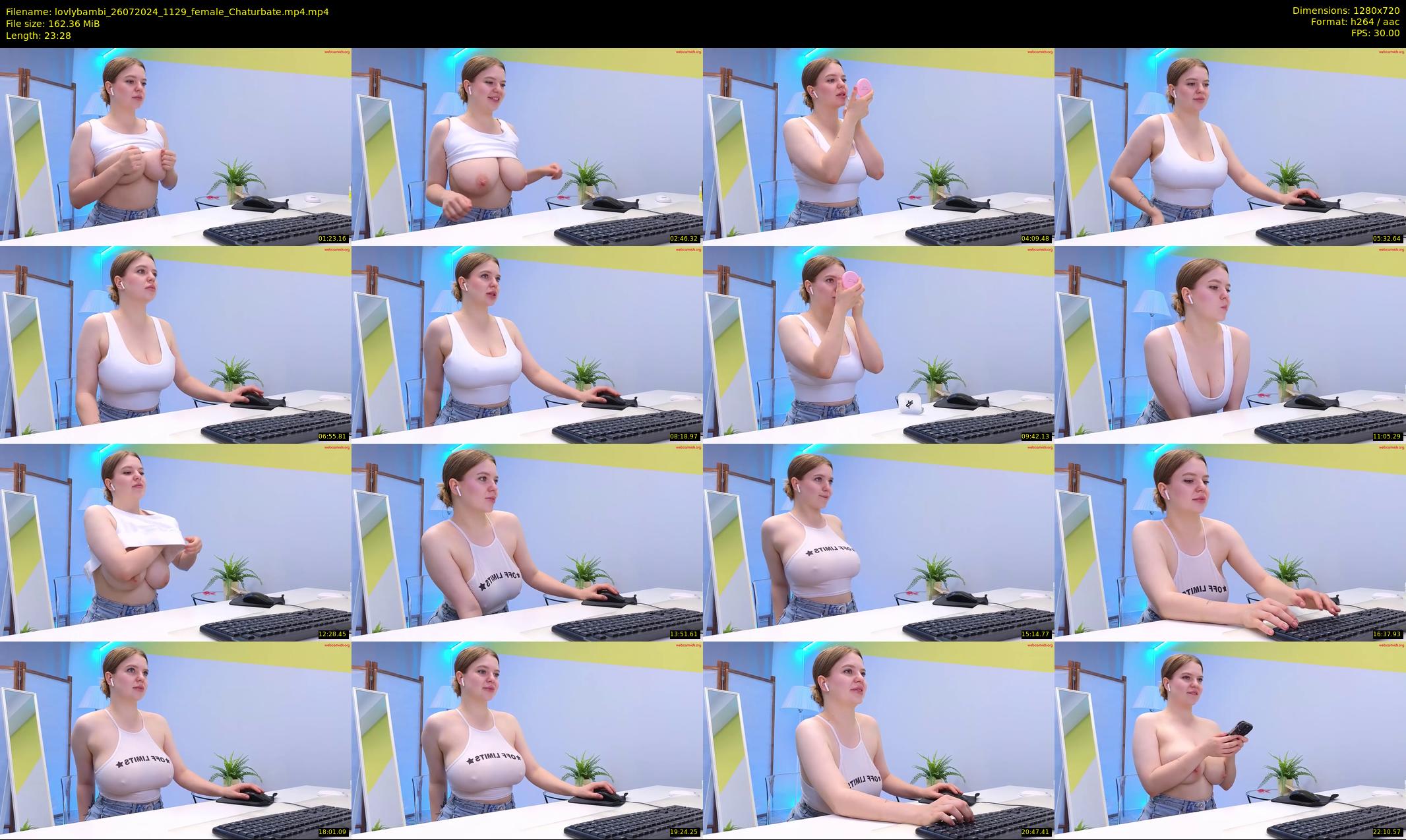 lovlybambi — 24 minute Chaturbate female cam show recording, 720p, Jul 26, 2024
