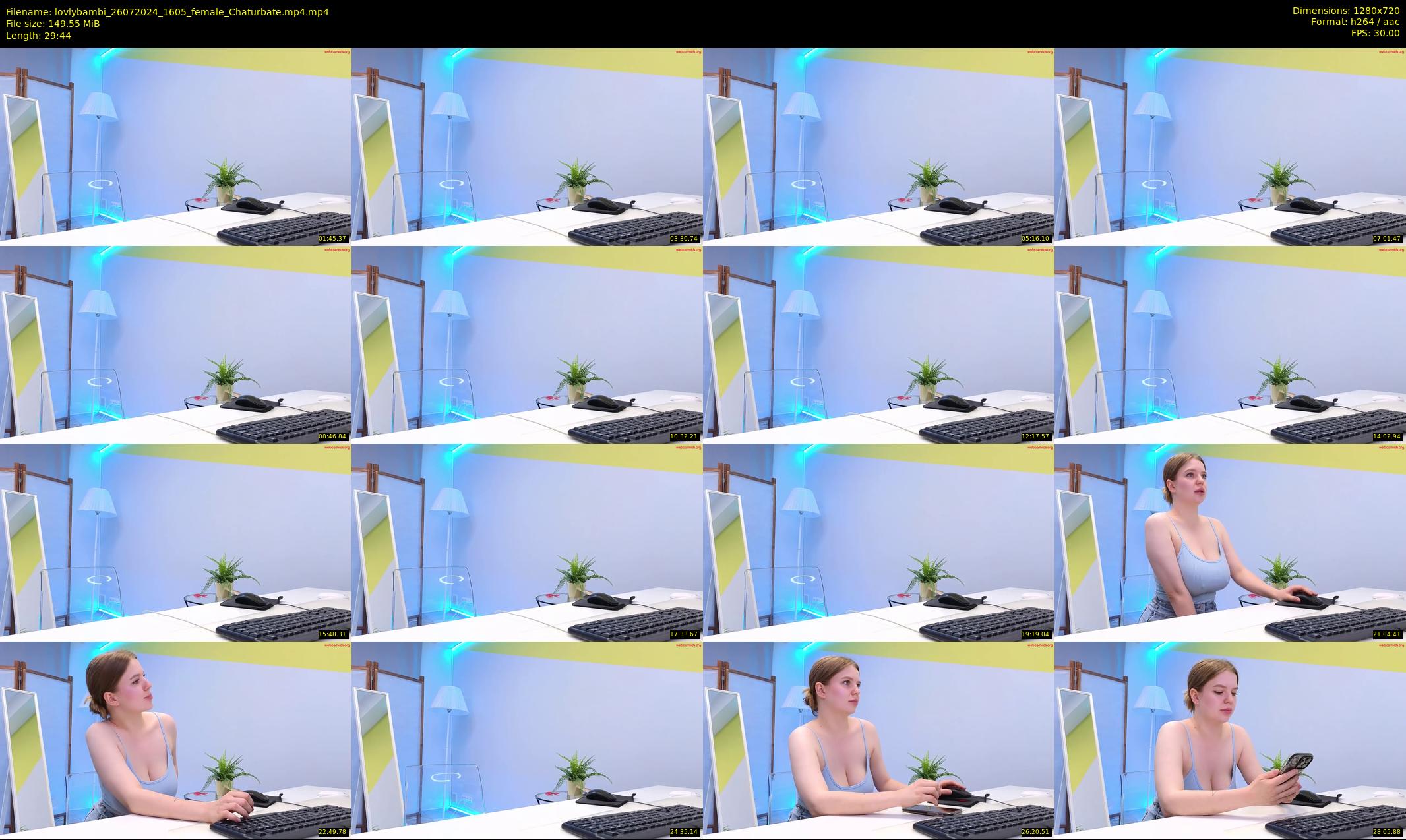 lovlybambi — 30 minute Chaturbate female cam show recording, 720p, Jul 26, 2024