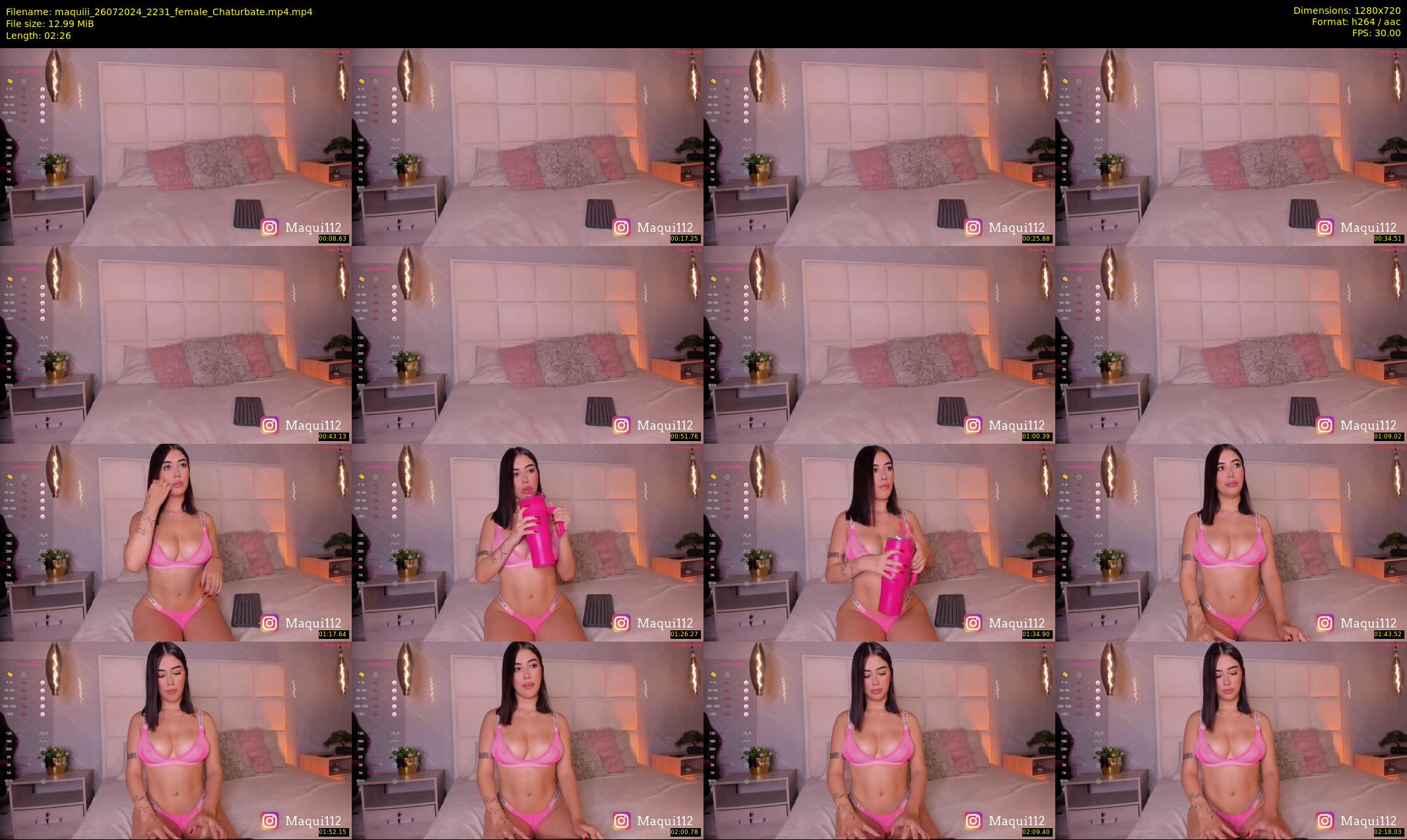 maquiii — 3 minute Chaturbate female cam show recording, 720p, Jul 26, 2024
