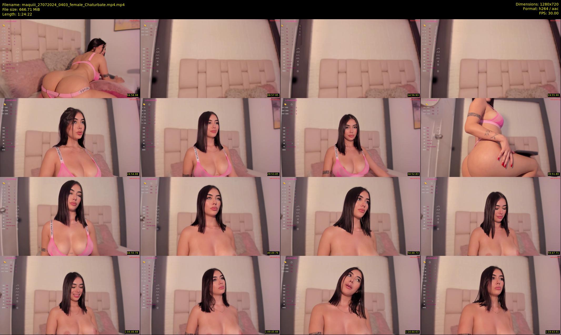 maquiii — 85 minute Chaturbate female cam show recording, 720p, Jul 27, 2024