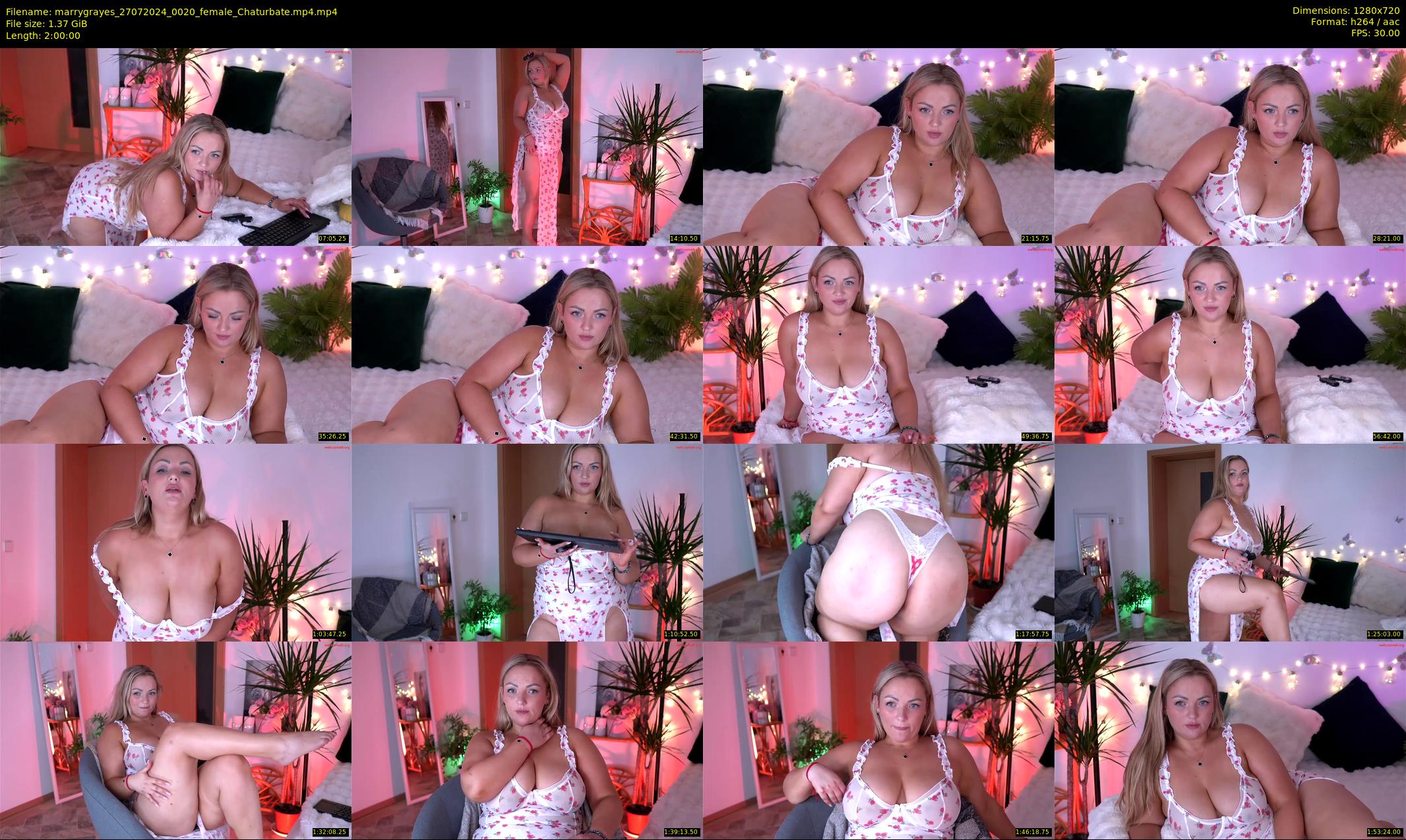 marrygrayes — 120 minute Chaturbate female cam show recording, 720p, Jul 27, 2024