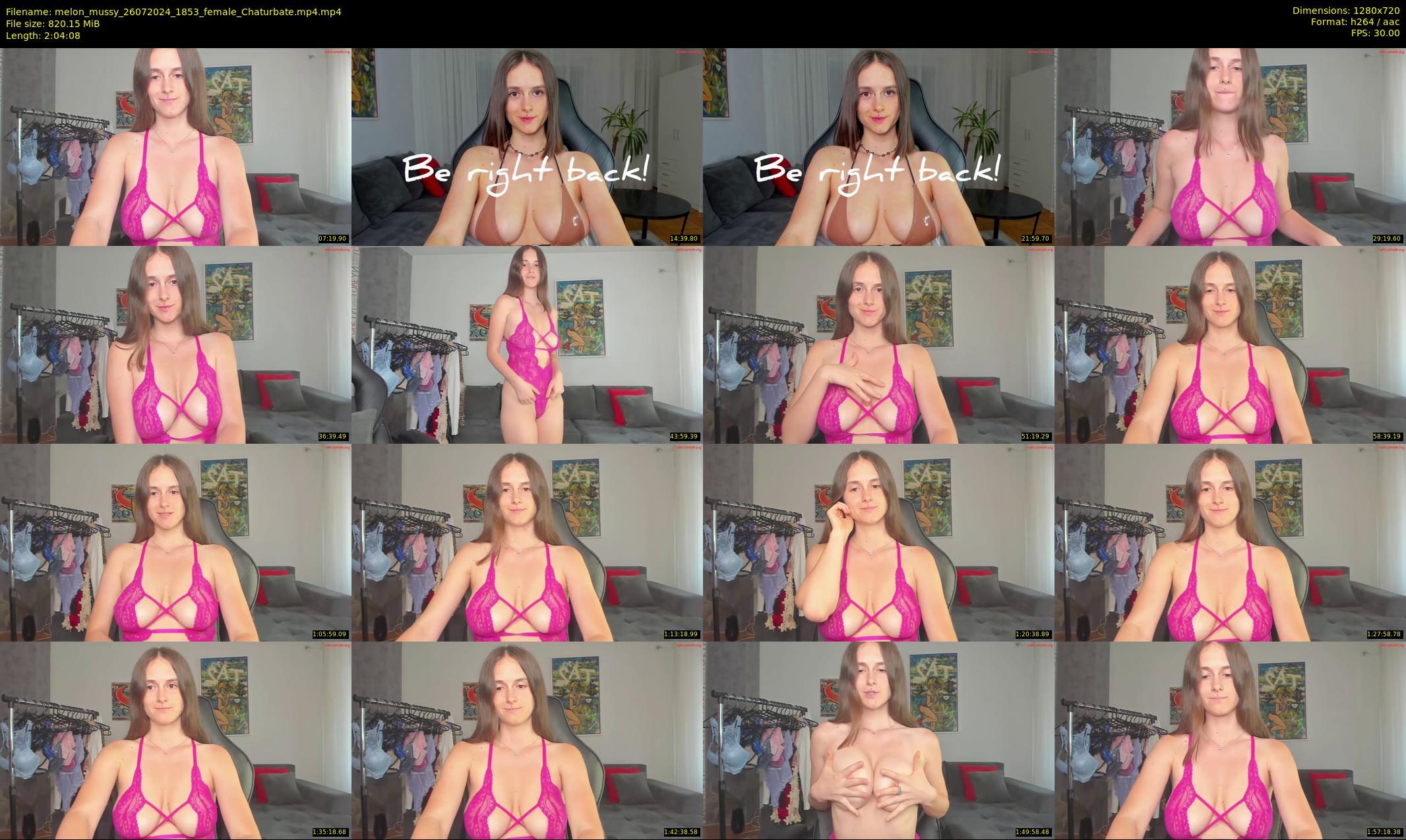 melon_mussy — 125 minute Chaturbate female cam show recording, 720p, Jul 26, 2024