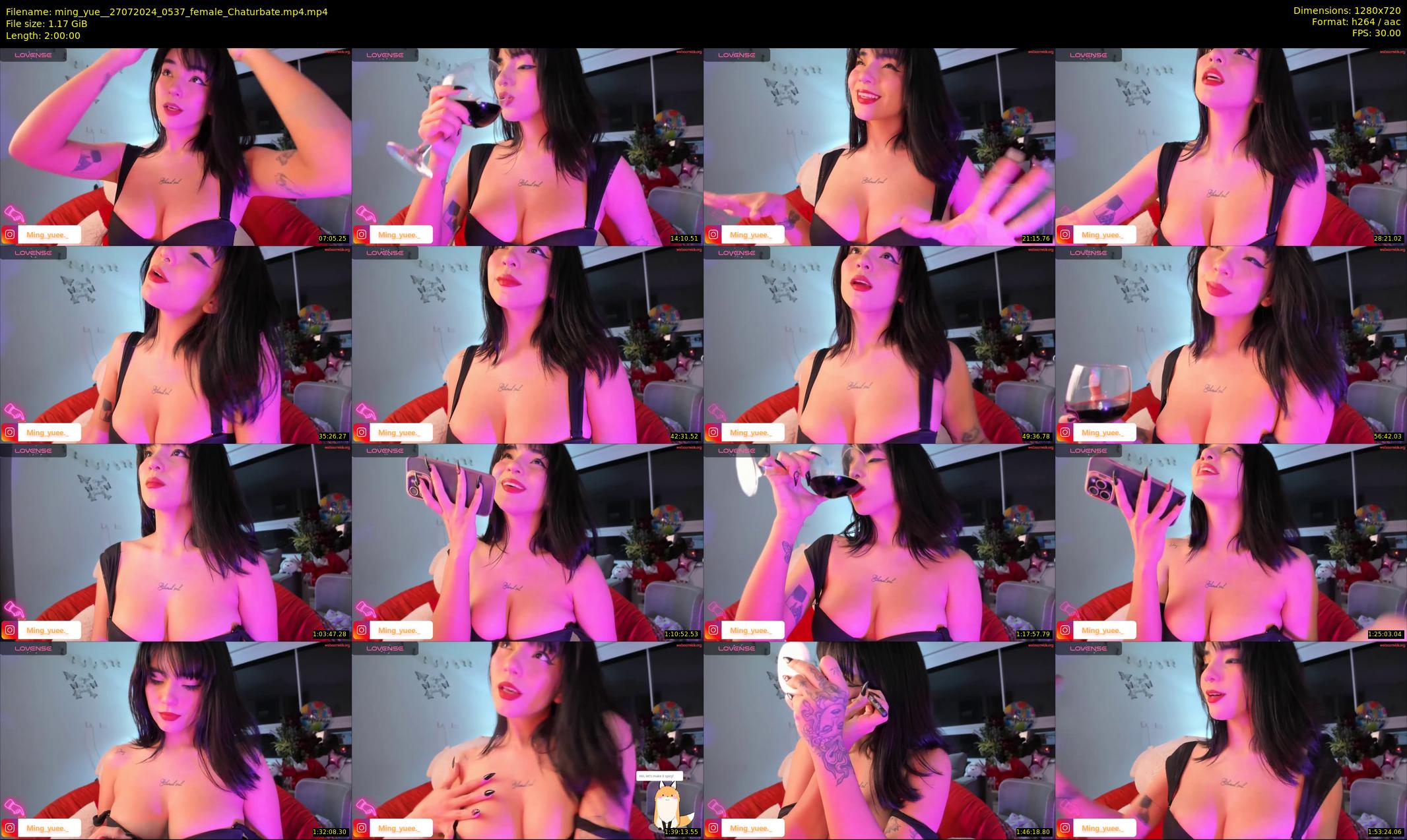 ming_yue_ — 120 minute Chaturbate female cam show recording, 720p, Jul 27, 2024