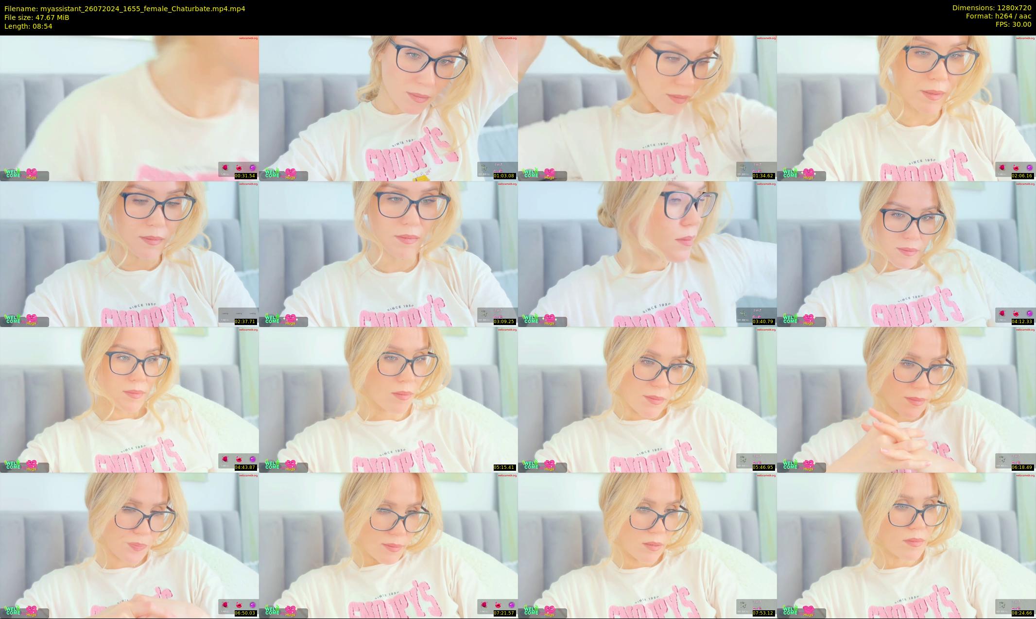 myassistant — 9 minute Chaturbate female cam show recording, 720p, Jul 26, 2024