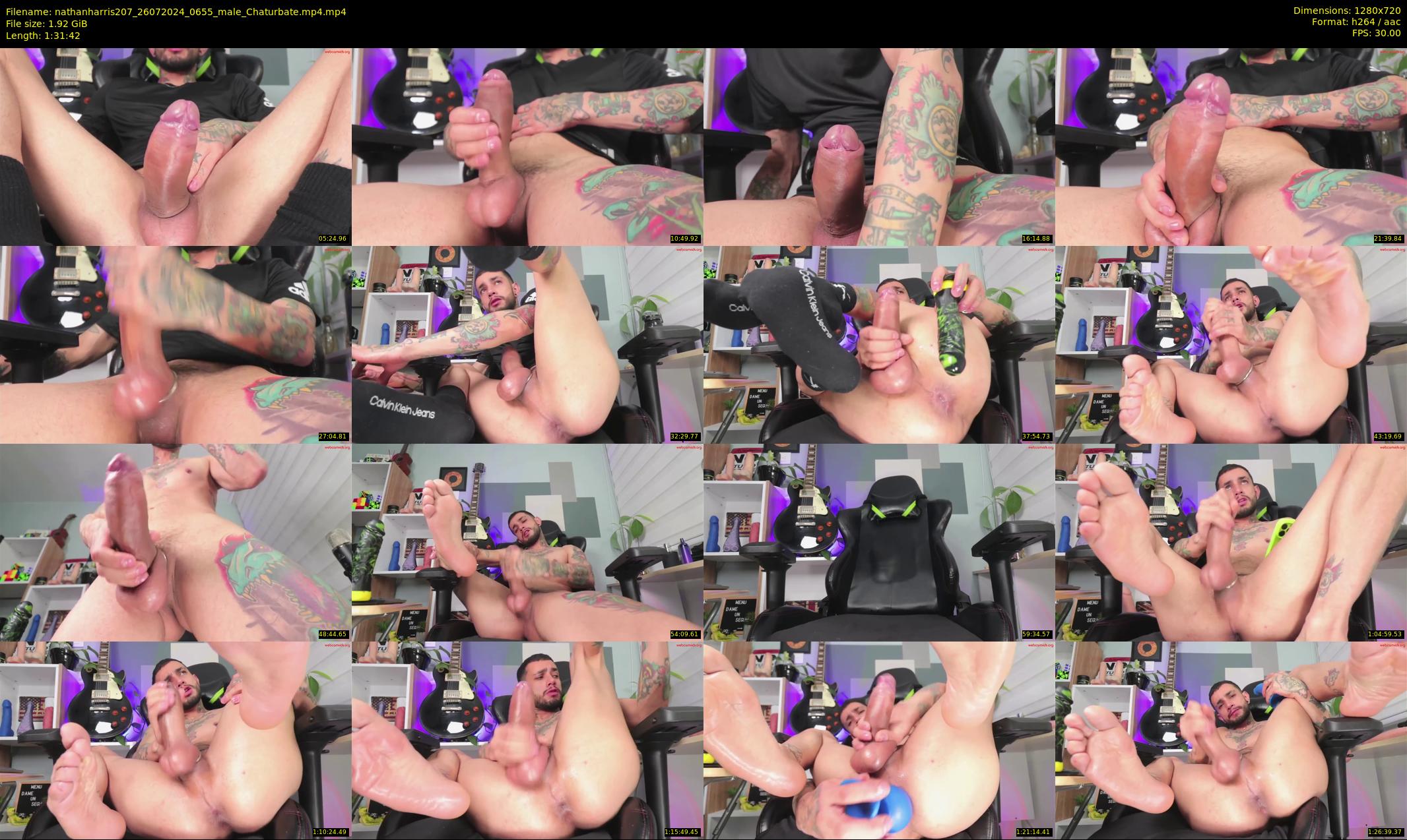 nathanharris207 — 92 minute Chaturbate male cam show recording, 720p, Jul 26, 2024