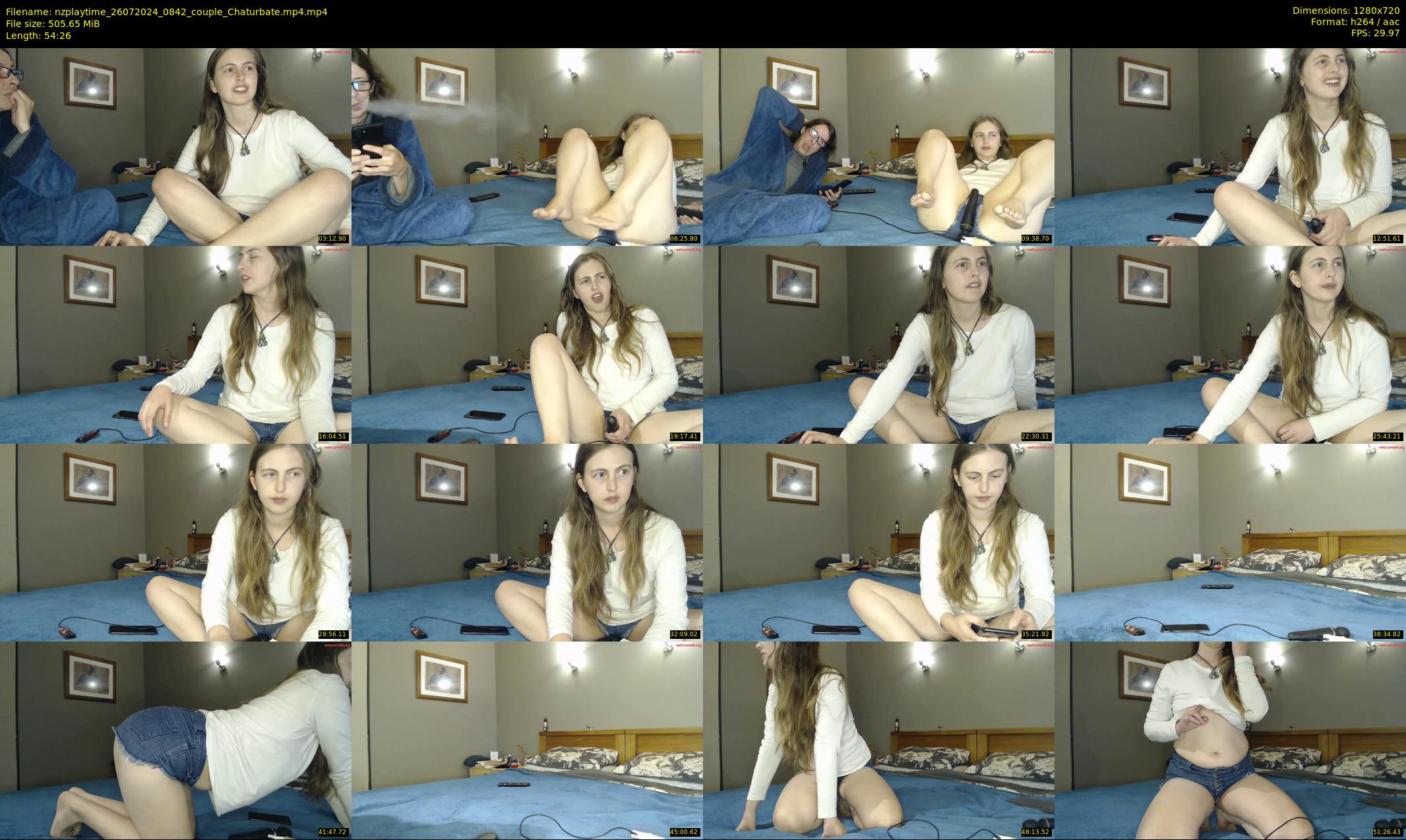 nzplaytime — 55 minute Chaturbate couple cam show recording, 720p, Jul 26, 2024