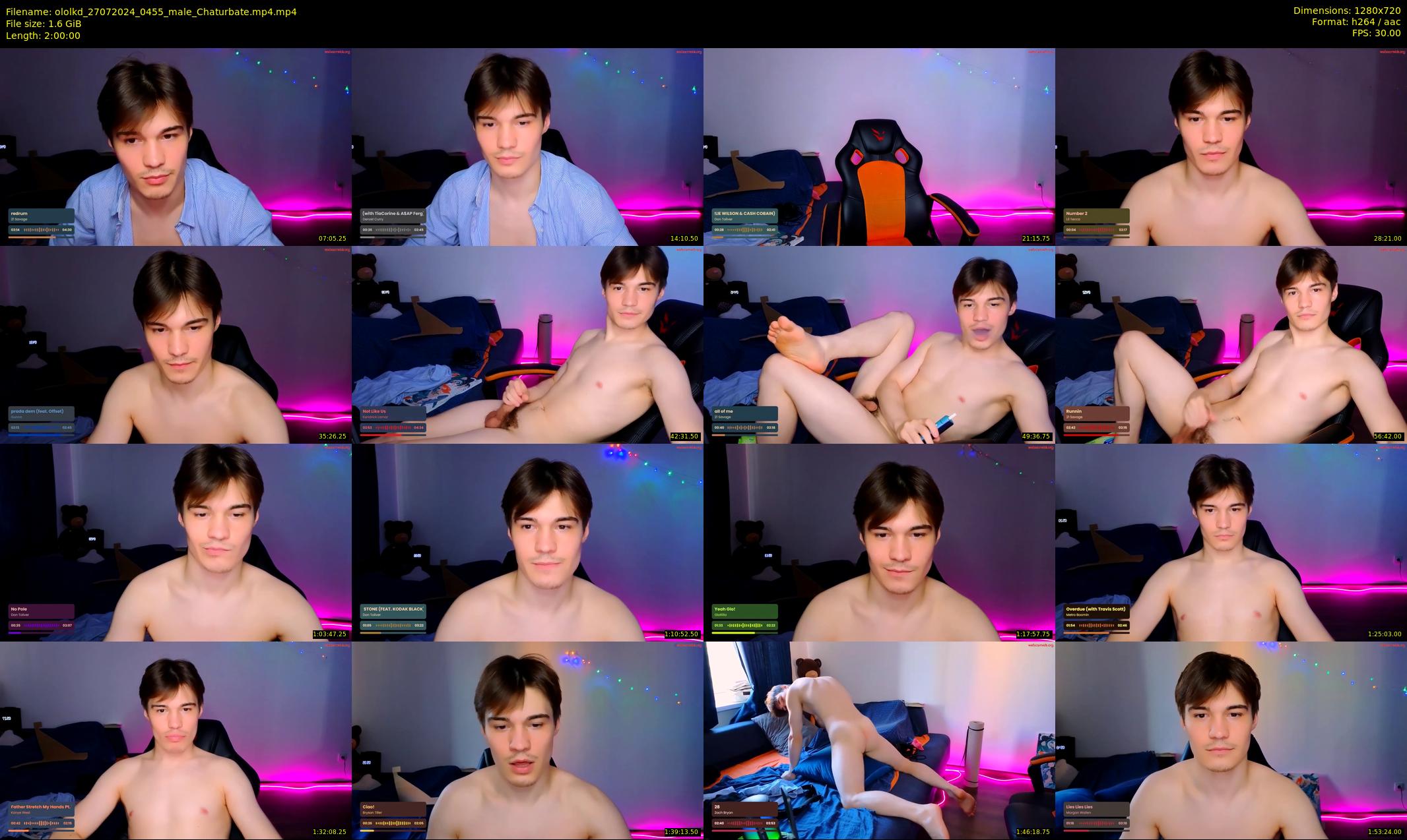 ololkd — 120 minute Chaturbate male cam show recording, 720p, Jul 27, 2024
